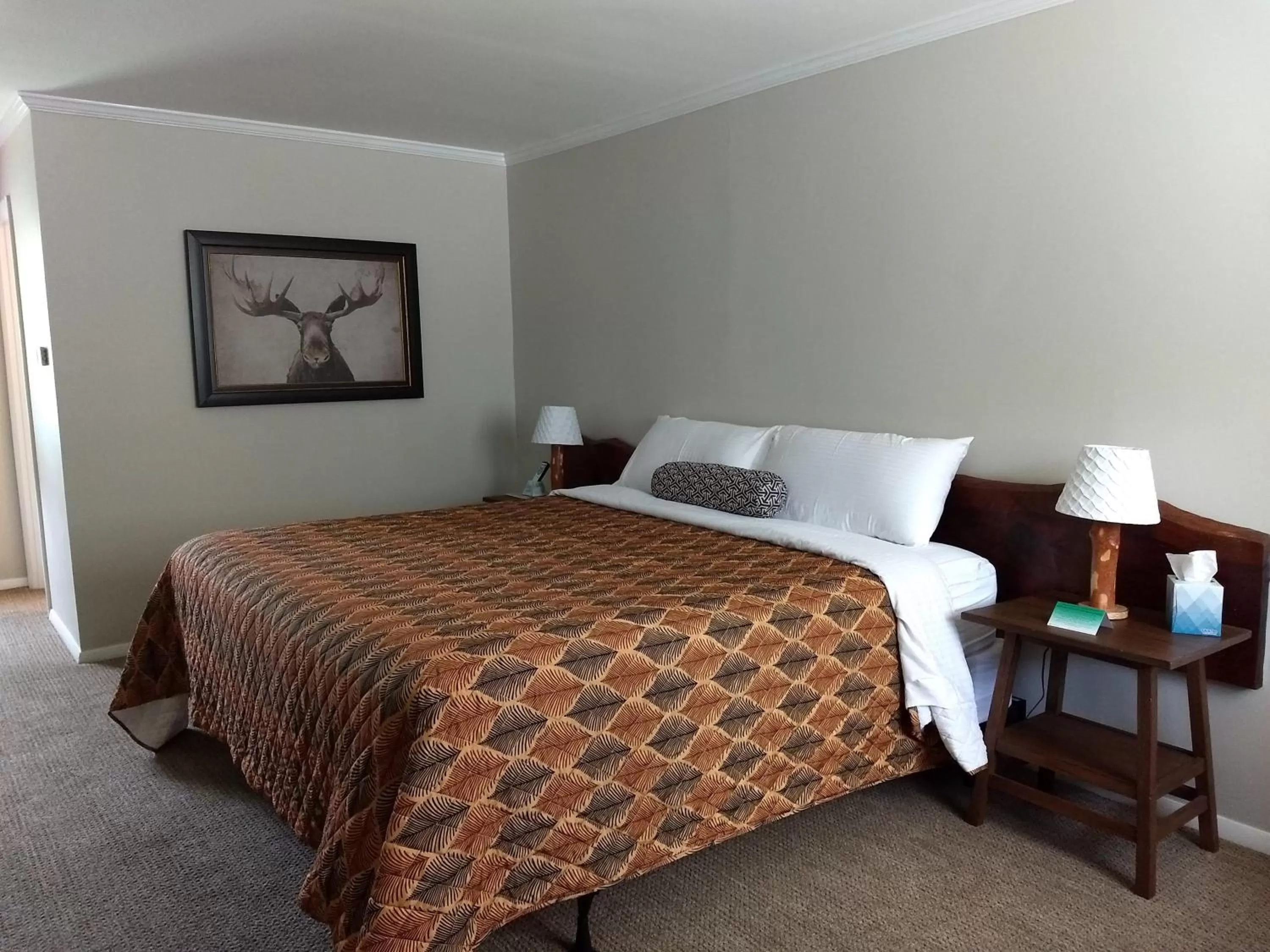 Bed in The Lodge at West River