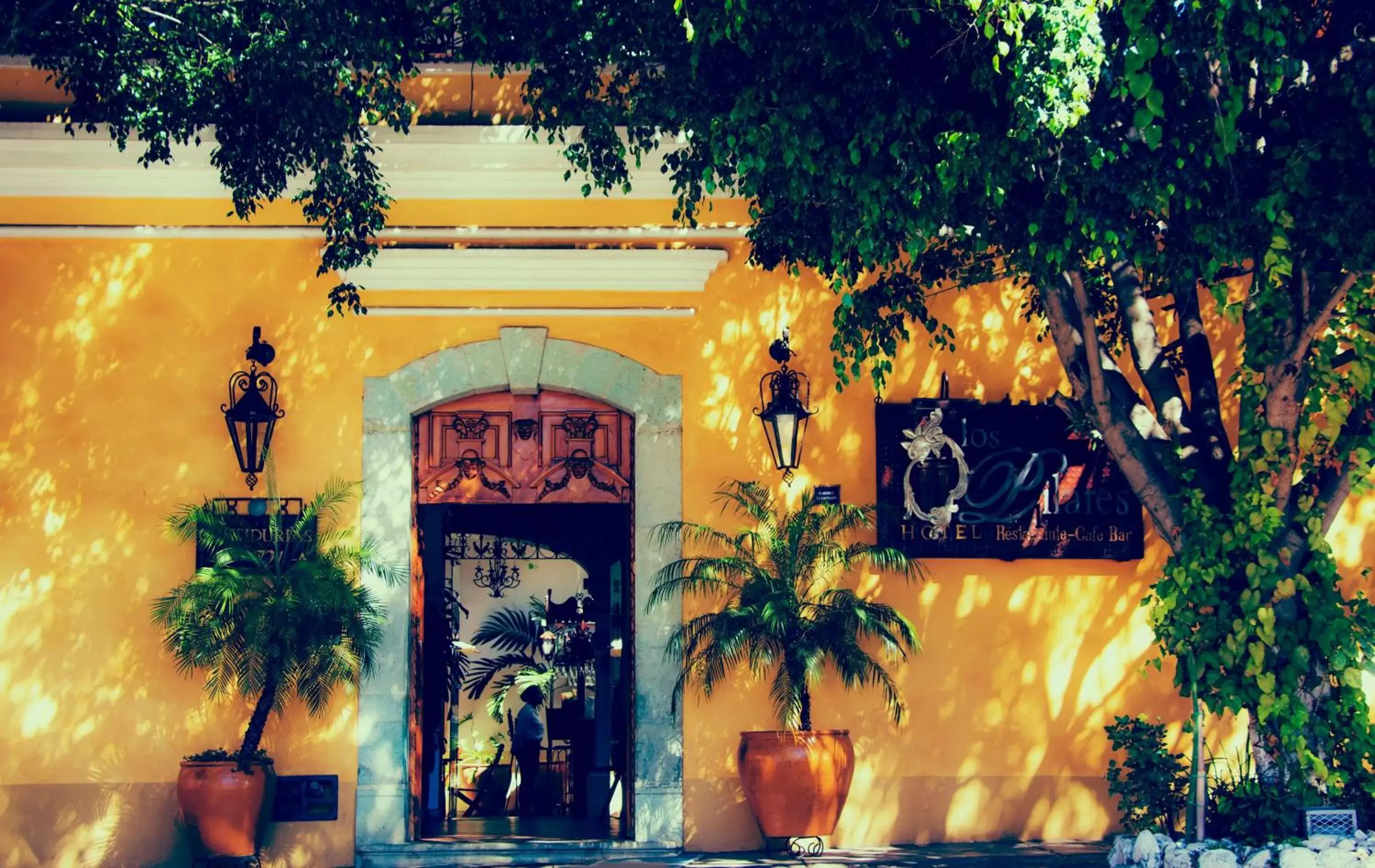 Facade/entrance in Los Pilares Hotel