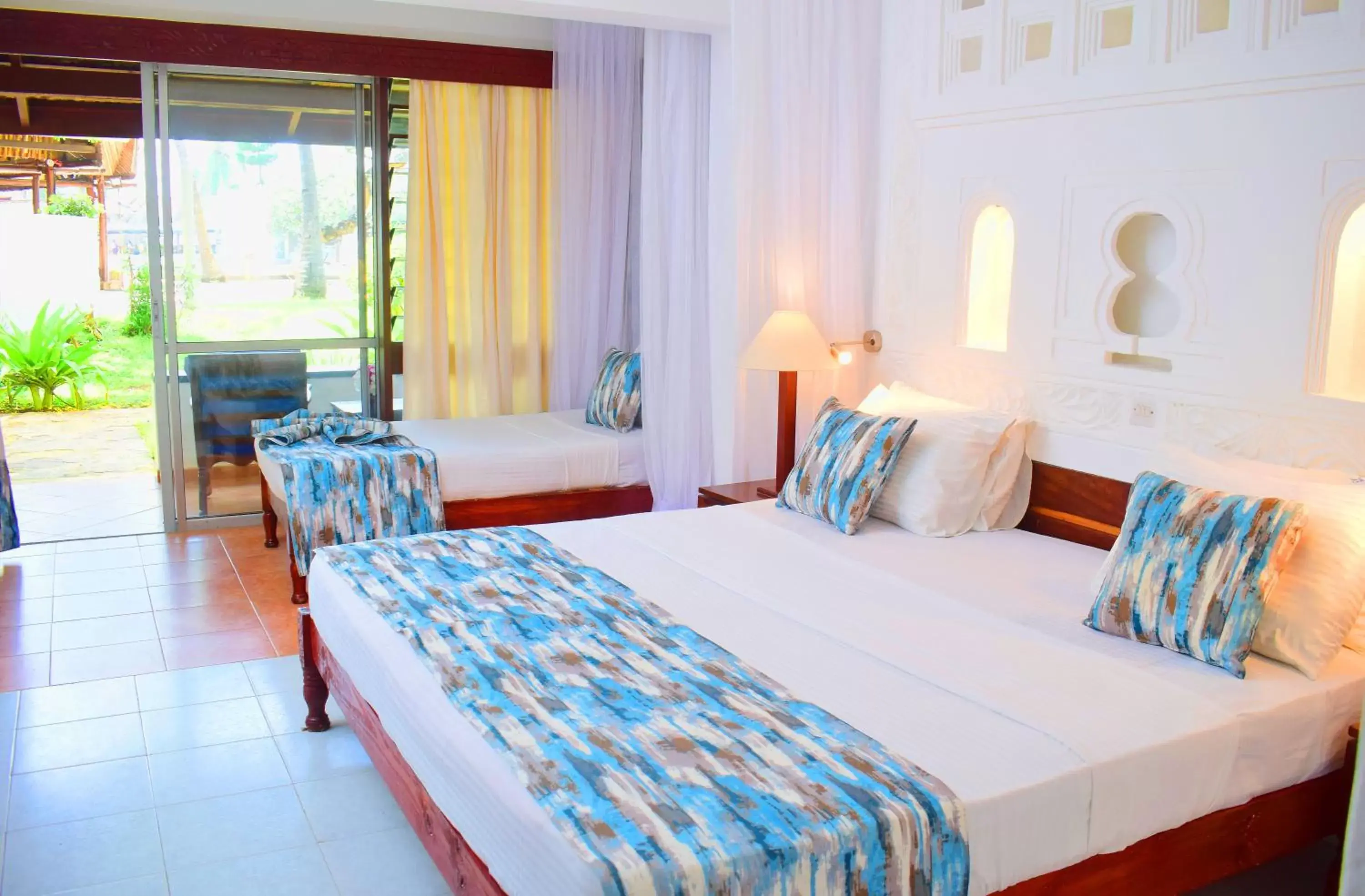 Photo of the whole room, Bed in Reef Hotel Mombasa