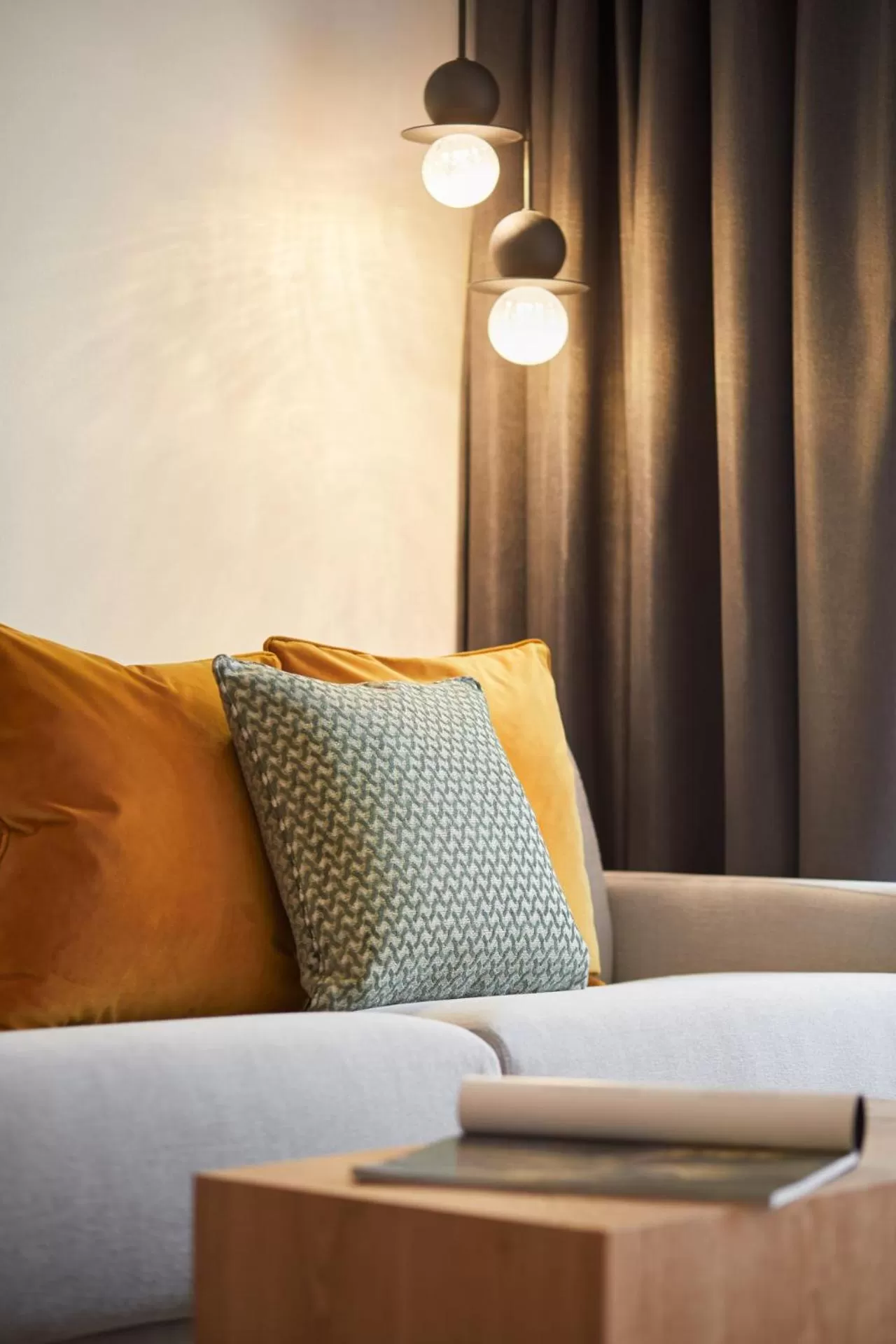 Bed in Hotel Marmolada