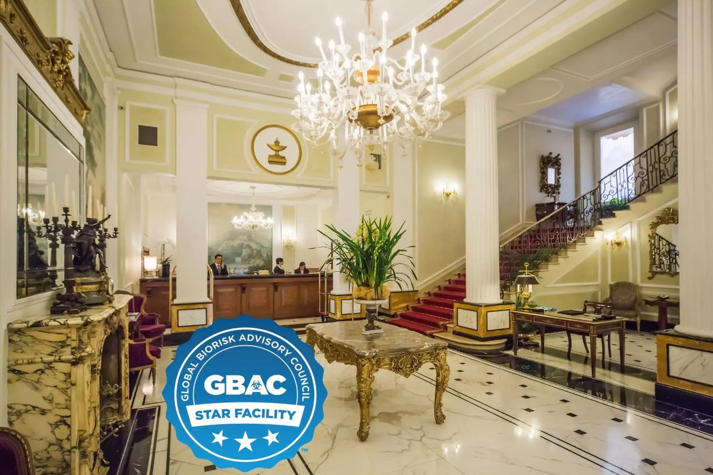 Lobby or reception in Grand Hotel Majestic gia' Baglioni