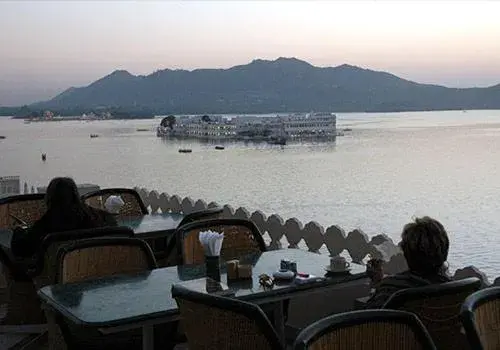 Bird's eye view in Jaiwana Haveli Bird's eye view in Jaiwana Haveli