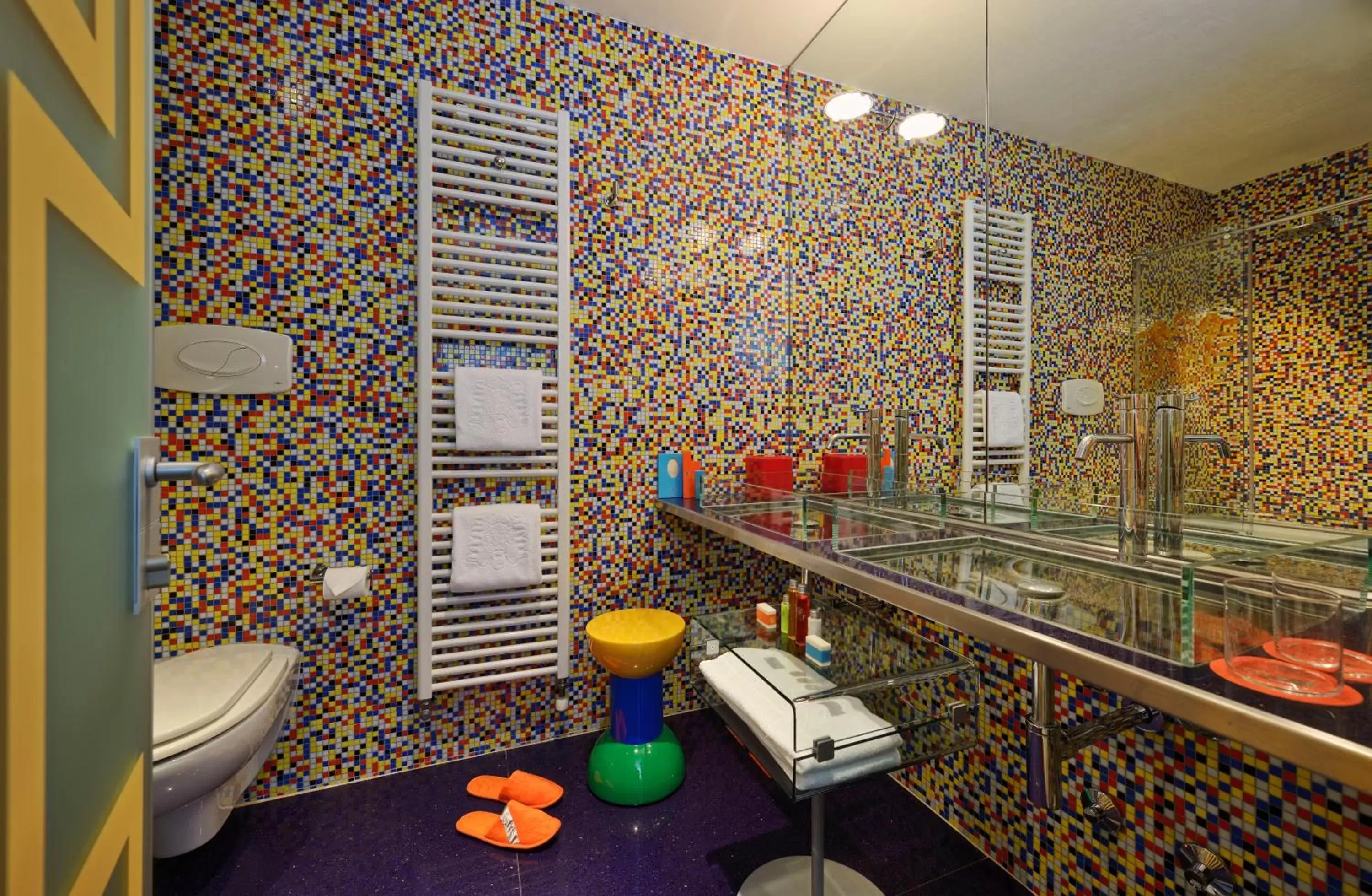 Bathroom in Byblos Art Hotel Villa Amistà