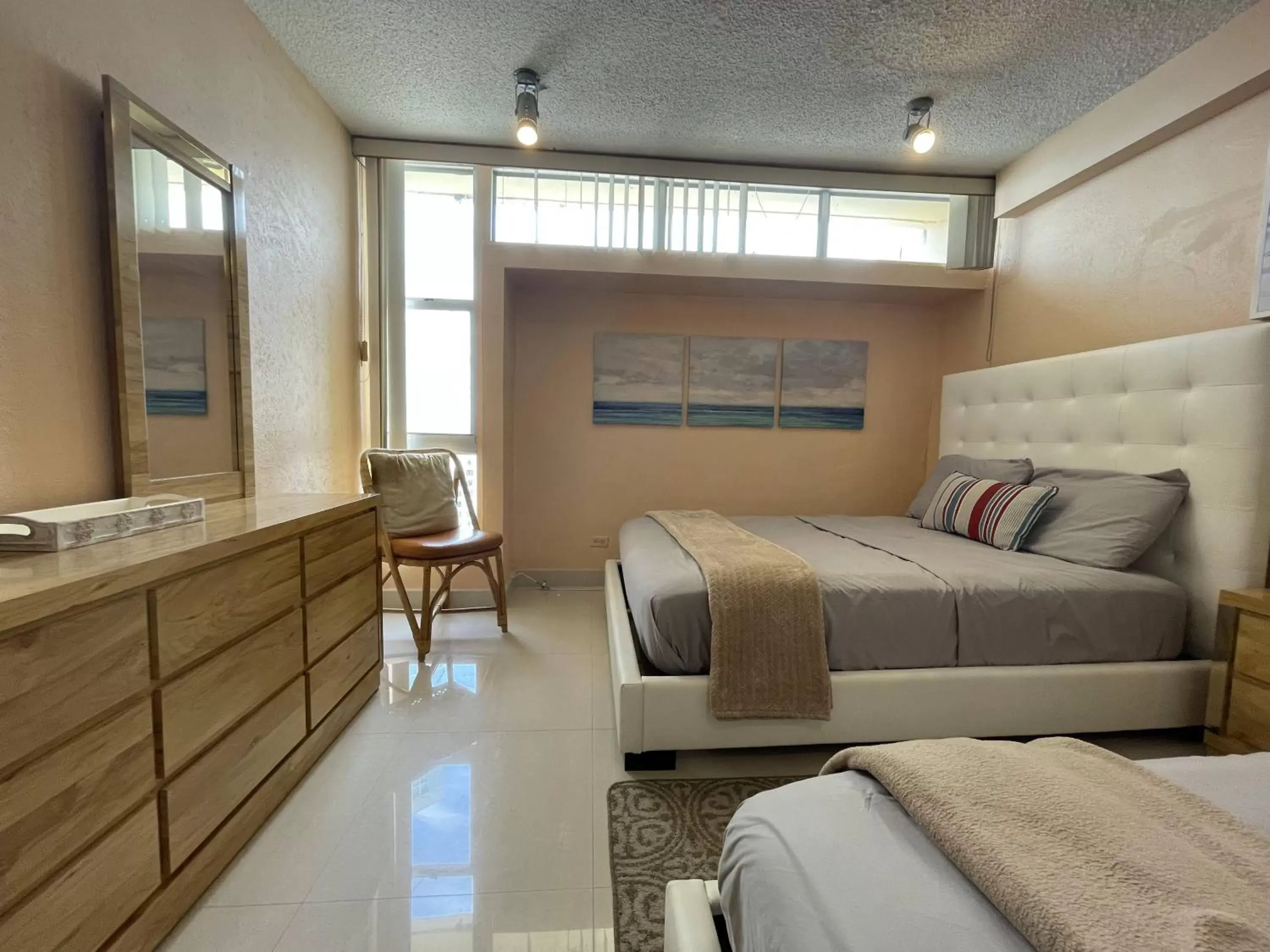 Bed in 2BR Condo at Isla Verde Beach