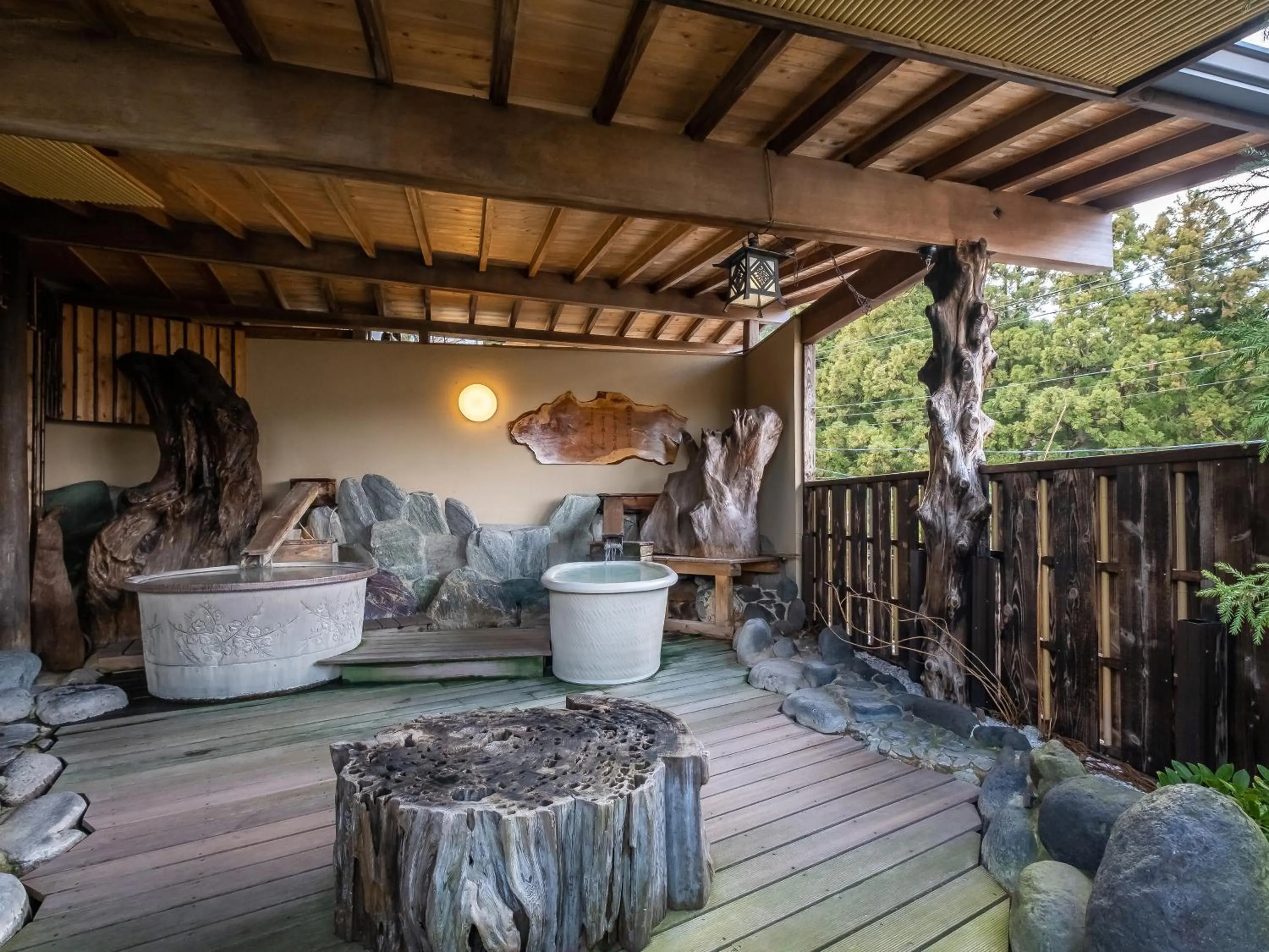 Hot Spring Bath in Shirayunoyado Yamadaya Hakone Gora