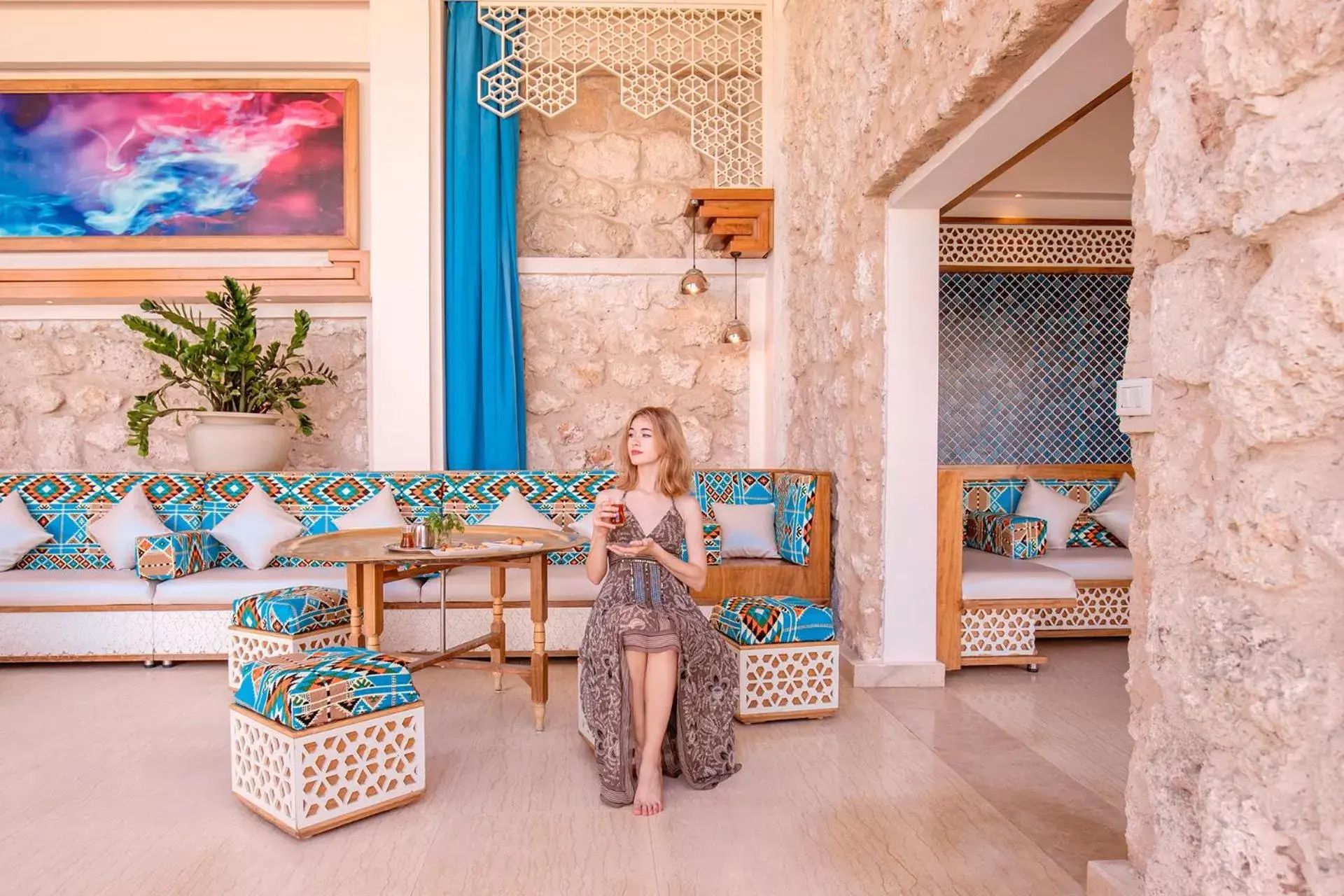 Lounge or bar, Seating Area in Pickalbatros Citadel Resort Sahl Hasheesh