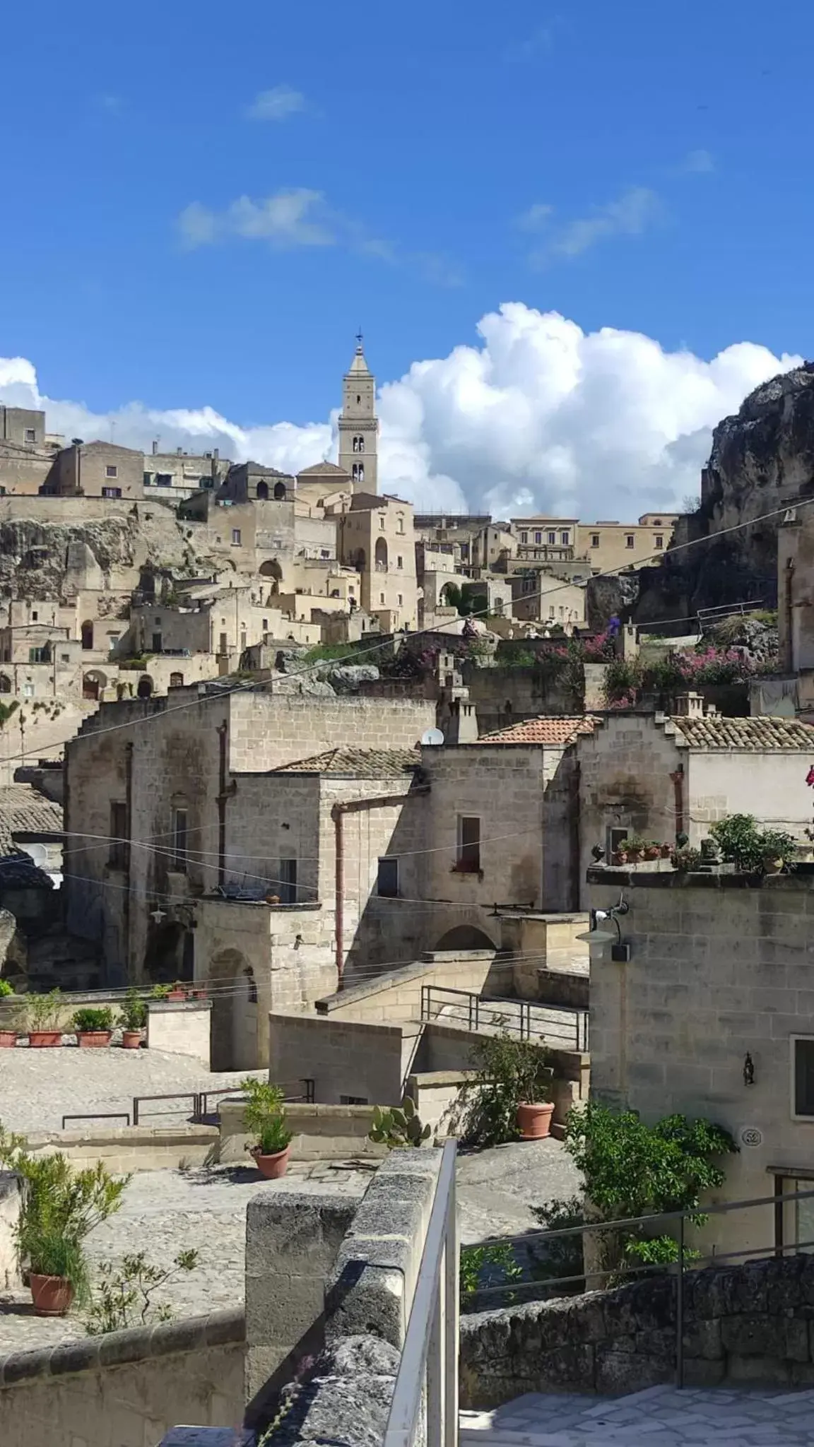 Inner courtyard view in Il Geco