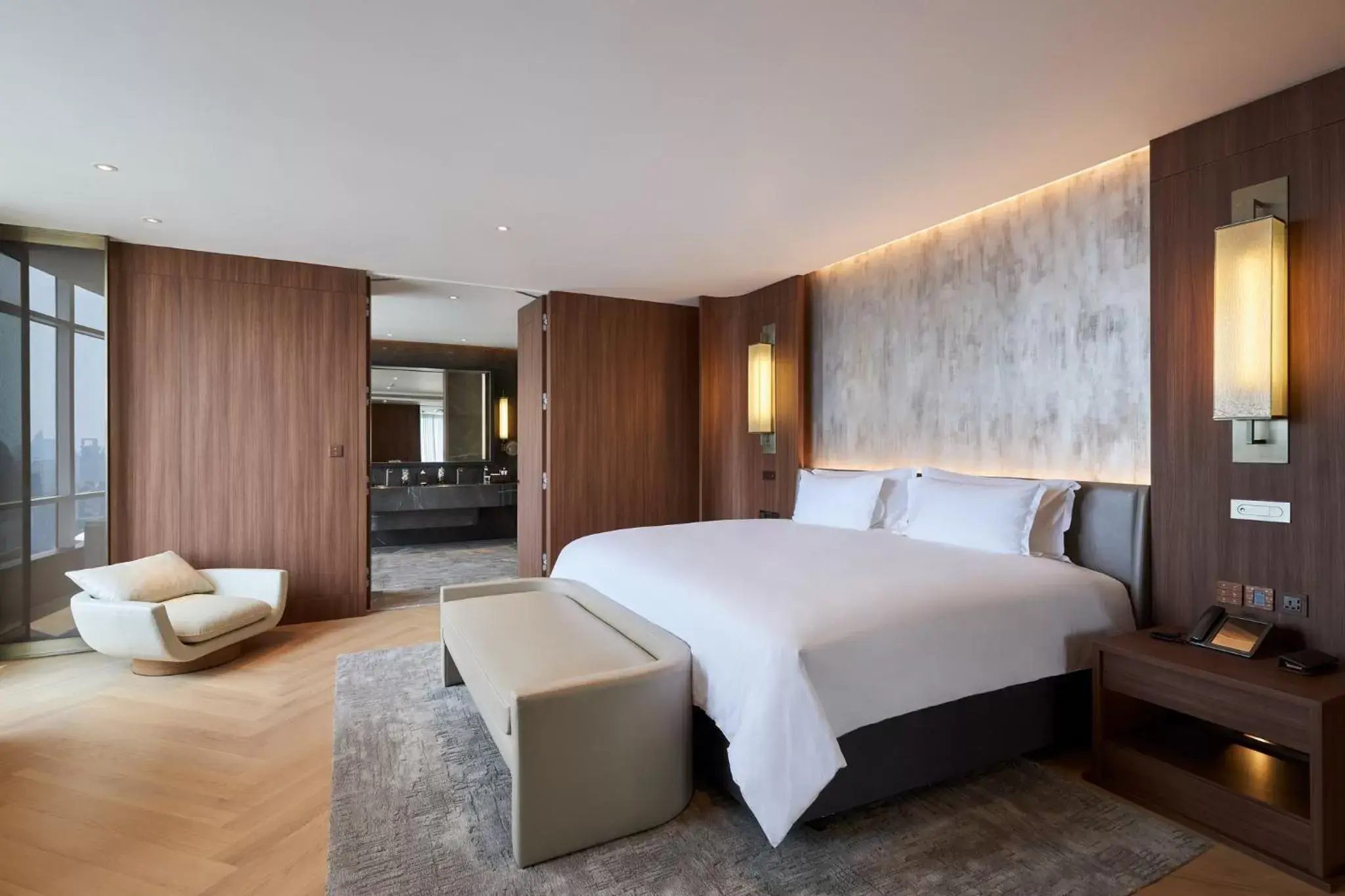 Bedroom, Bed in Centara Grand At CentralWorld
