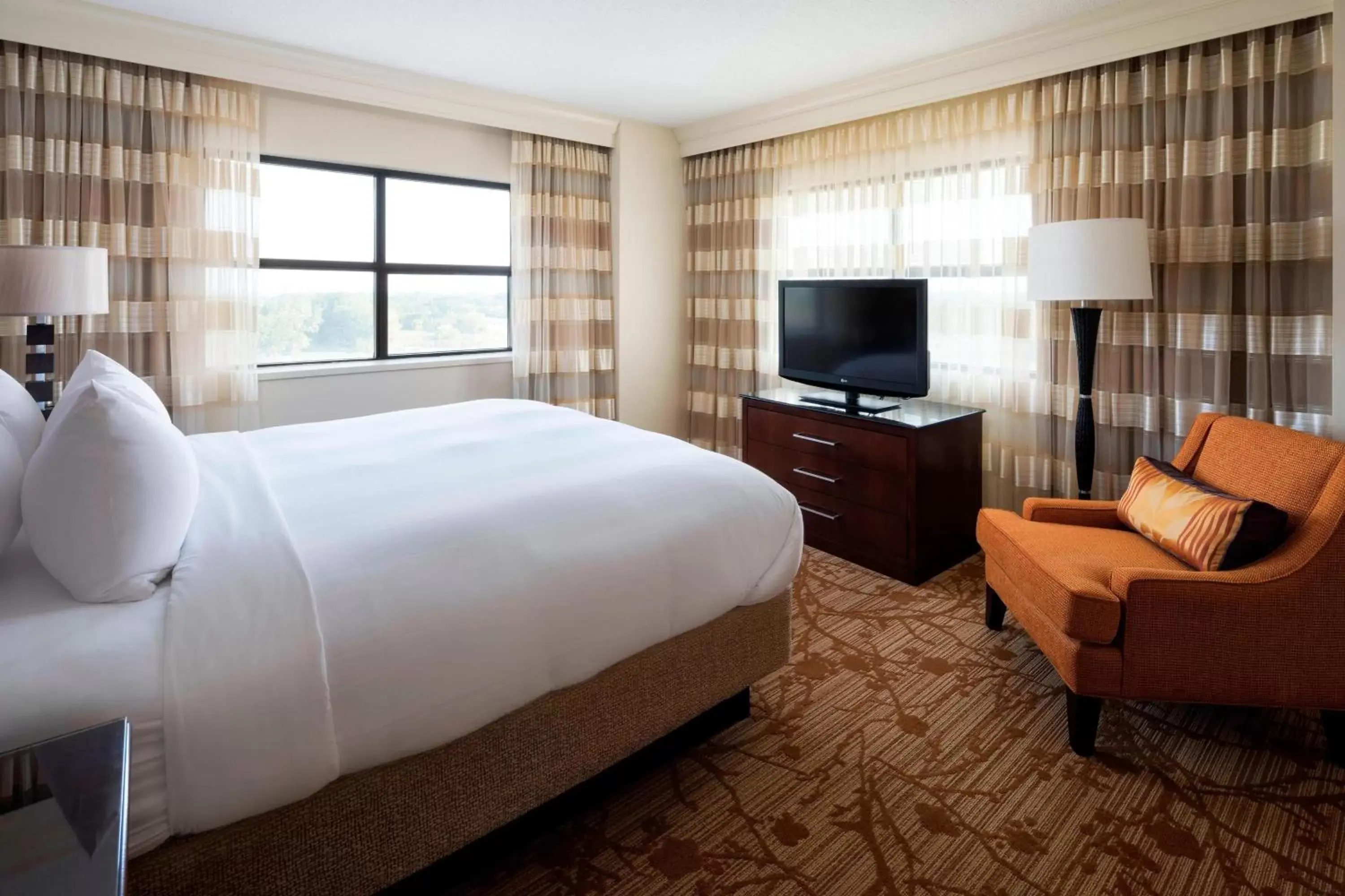 Bedroom, TV/Entertainment Center in Minneapolis Marriott Northwest