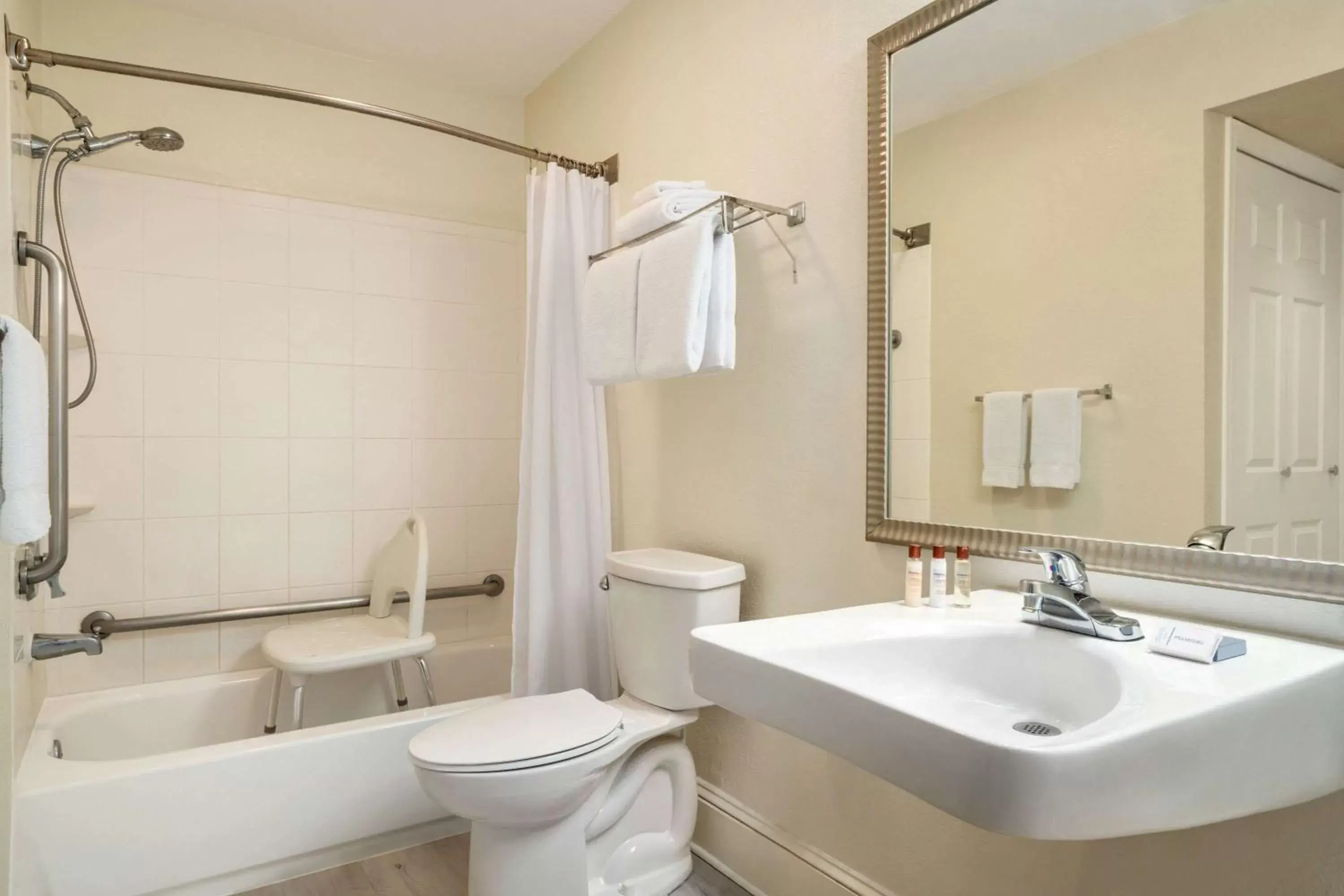 Bathroom in Hawthorn Suites by Wyndham Tinton Falls