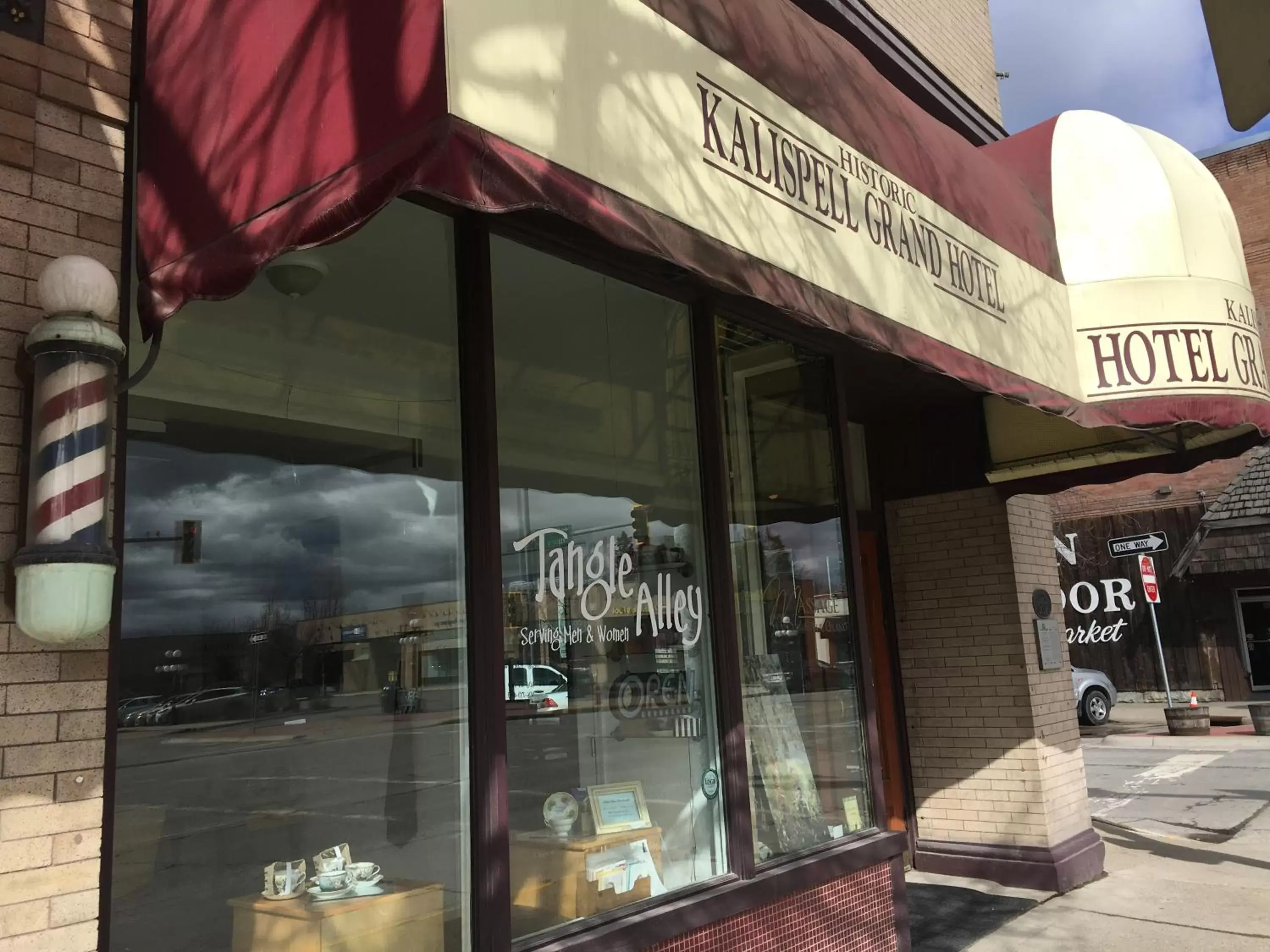 Street view in Kalispell Grand Hotel