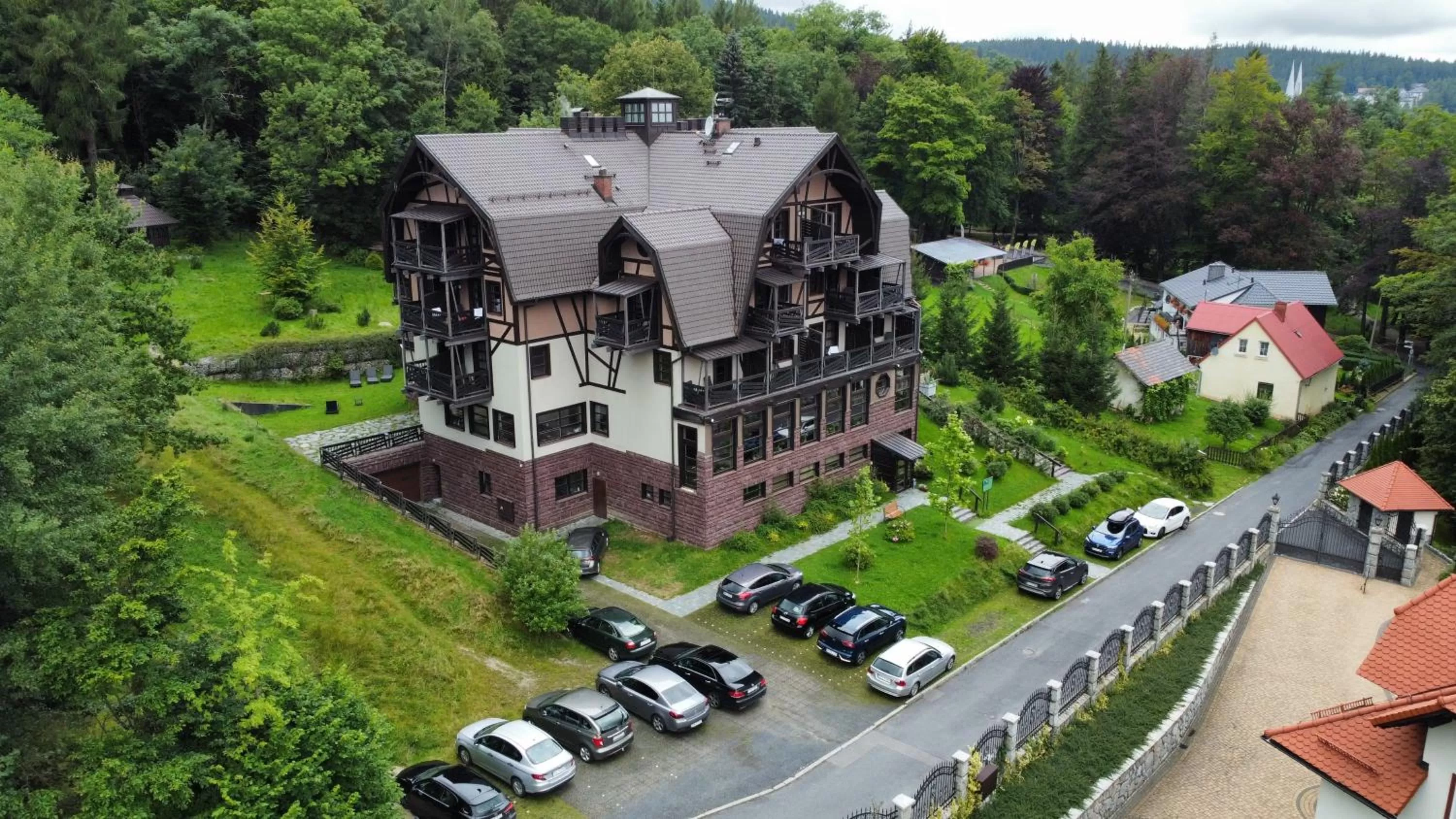 Bird's eye view in Boutique Hotel Sudetia - Medical & SPA