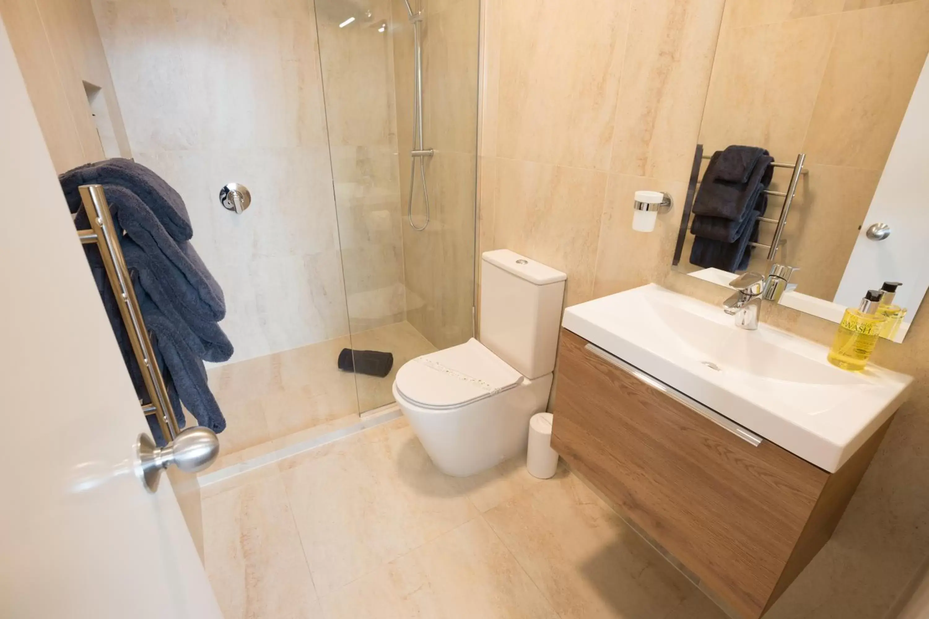 Shower, Bathroom in Lomond Lodge Motel & Apartments