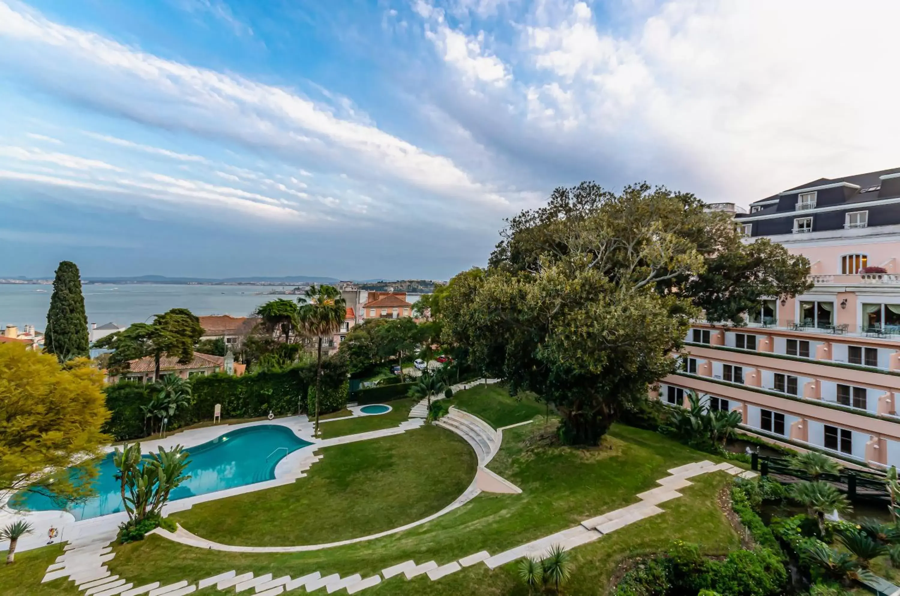 Day, Pool View in Olissippo Lapa Palace – The Leading Hotels of the World