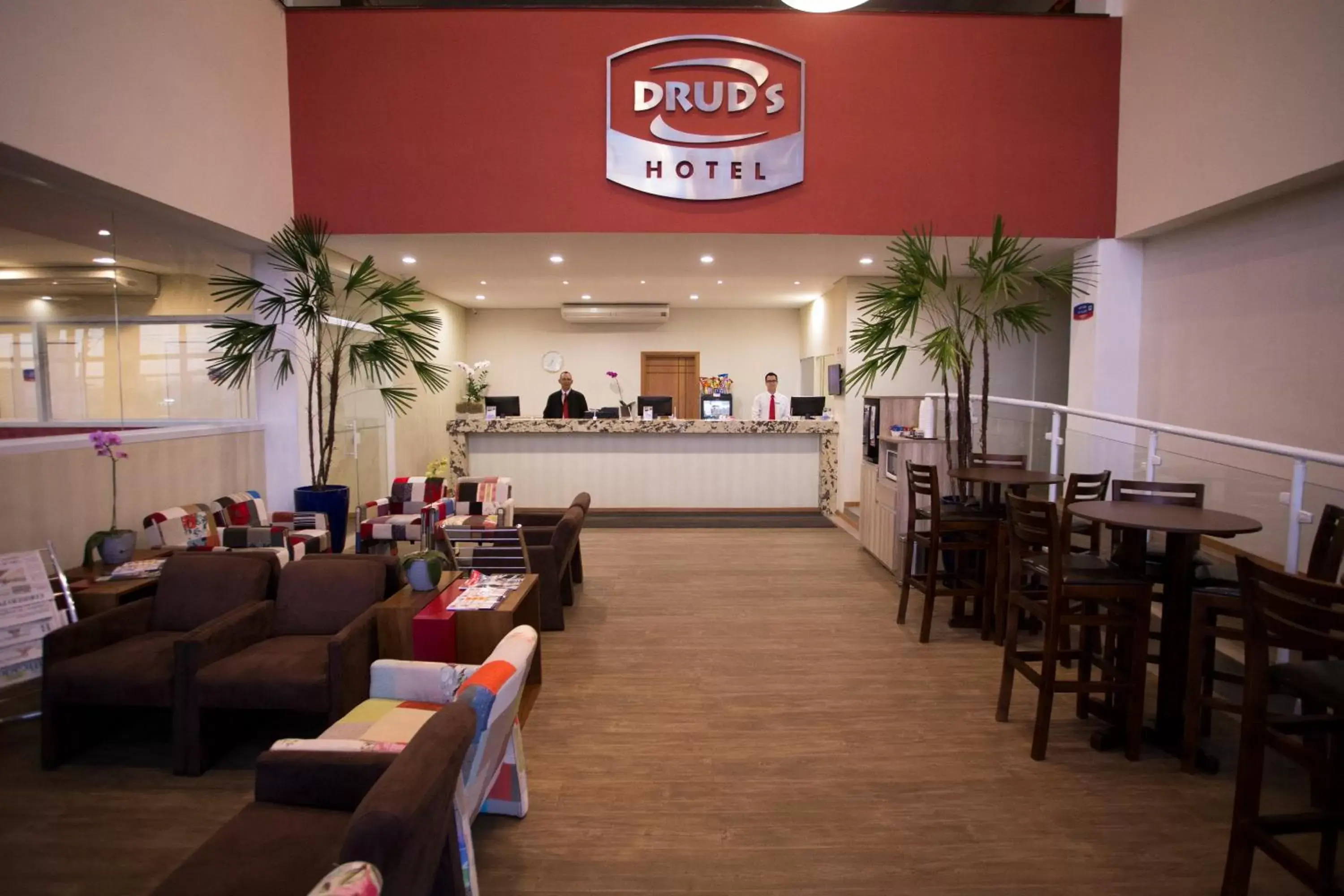 Lobby or reception, Restaurant/Places to Eat in Druds Hotel Hortolândia