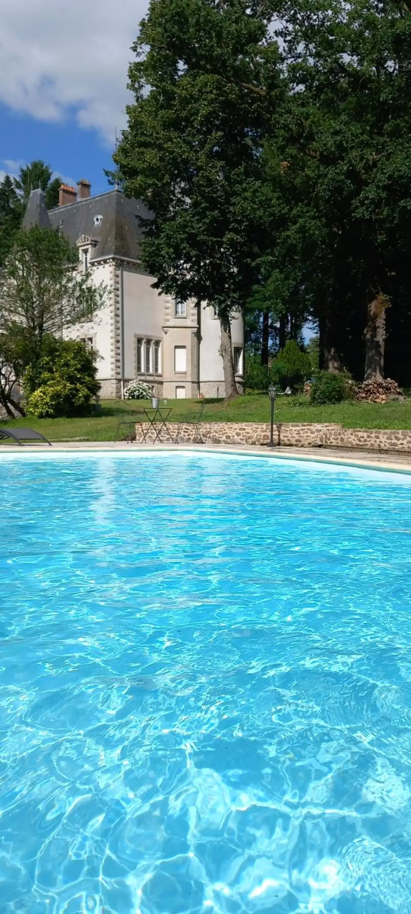 Swimming Pool in Chateau Maleplane