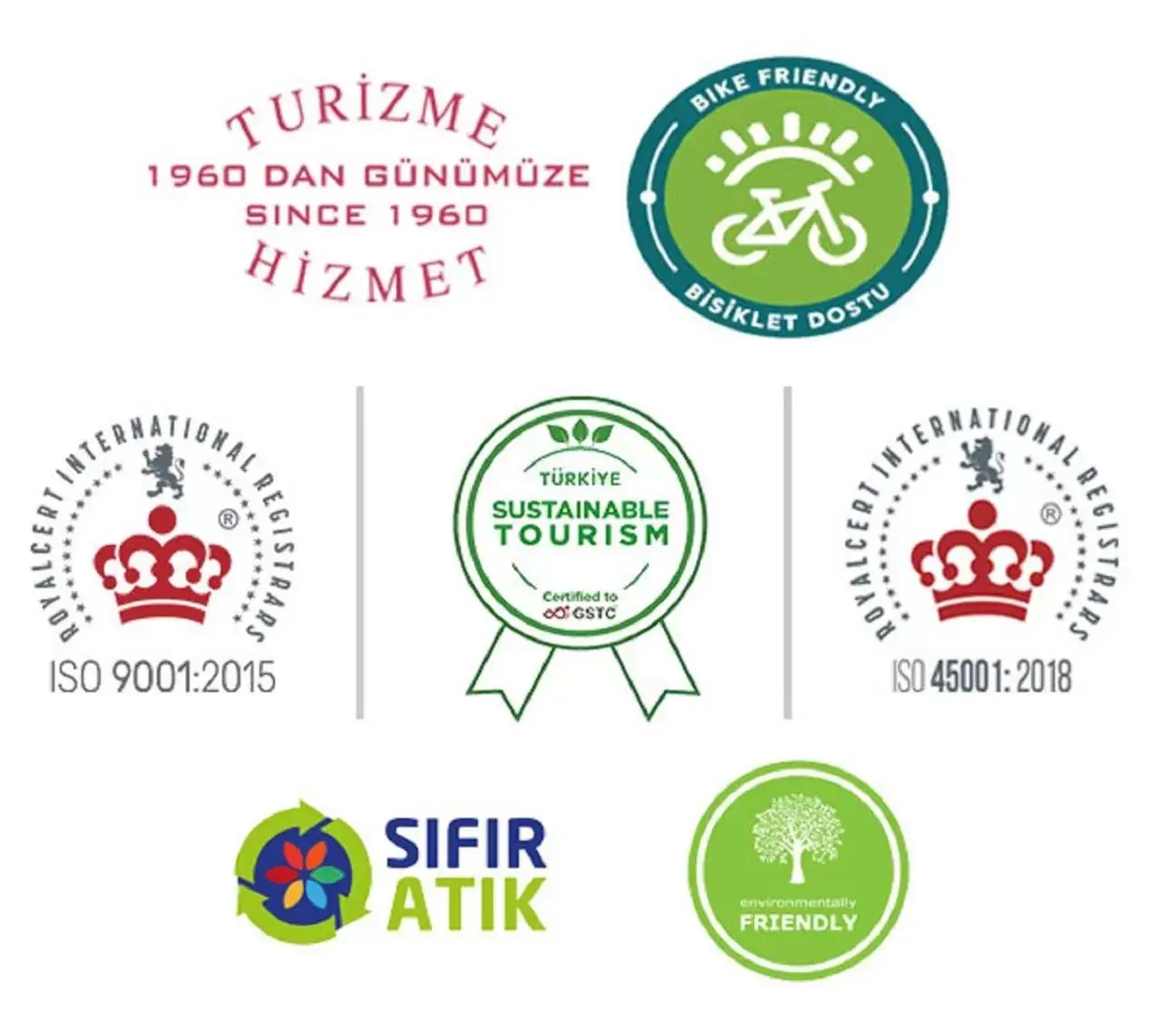 Logo/Certificate/Sign in Akgun Istanbul Hotel