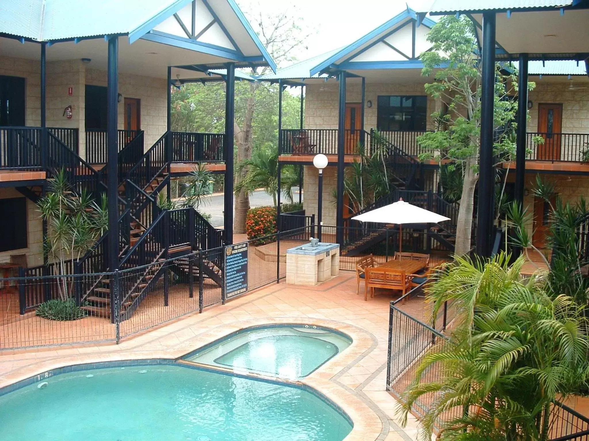 Neighbourhood, Pool View in Blue Seas Resort