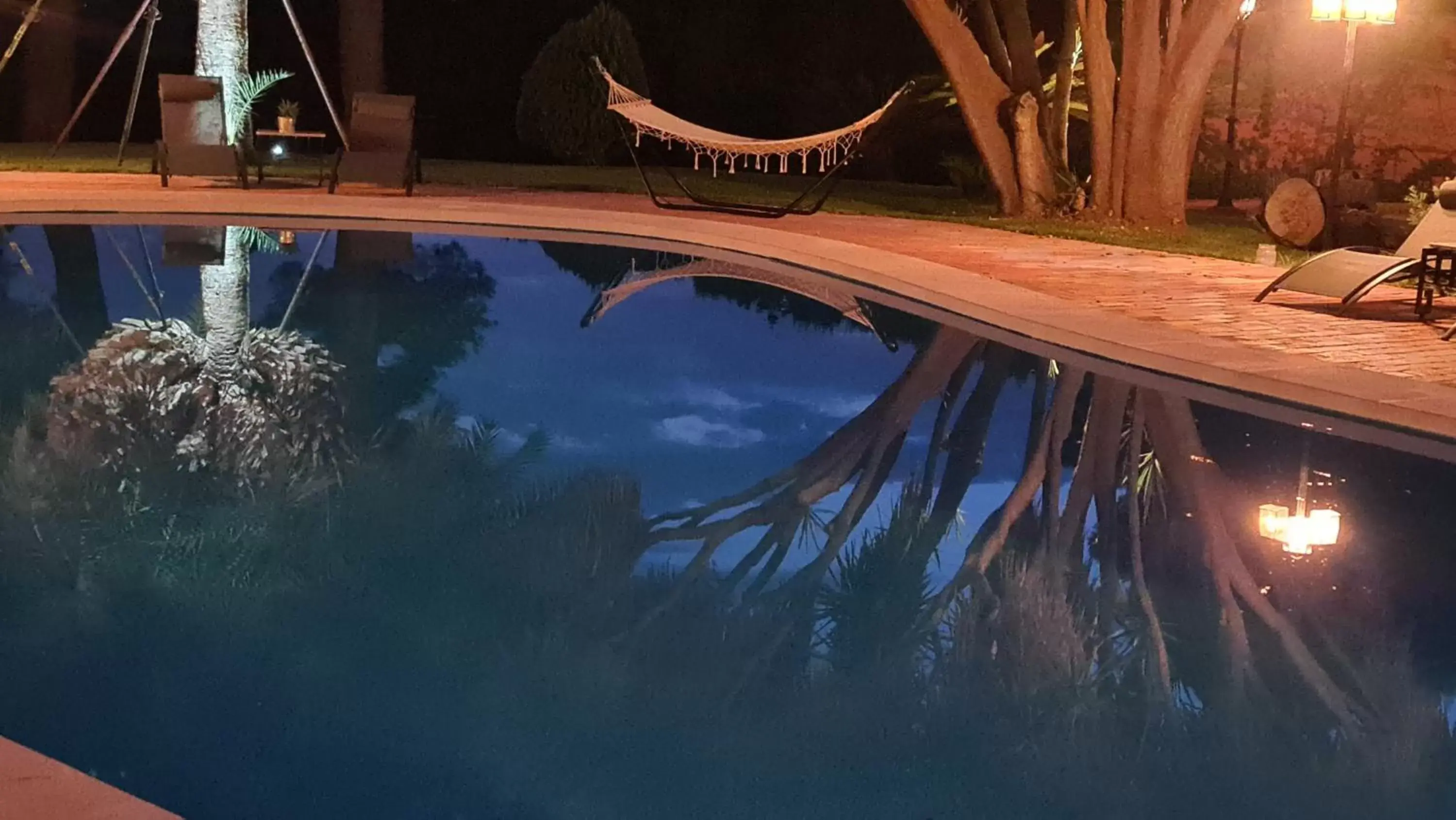 Night, Swimming Pool in Finca la Yuca