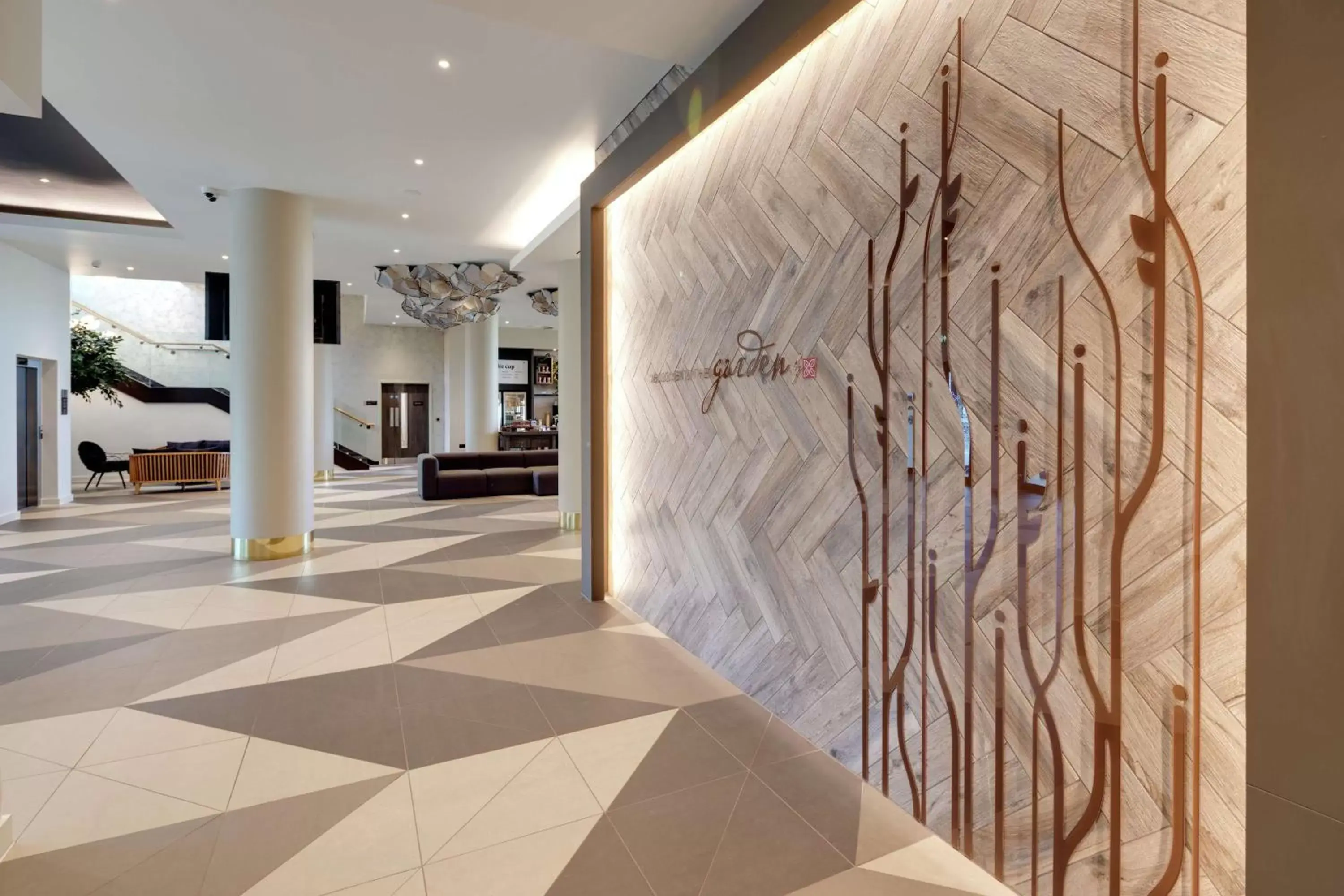 Lobby or reception in Hilton Garden Inn Doncaster Racecourse