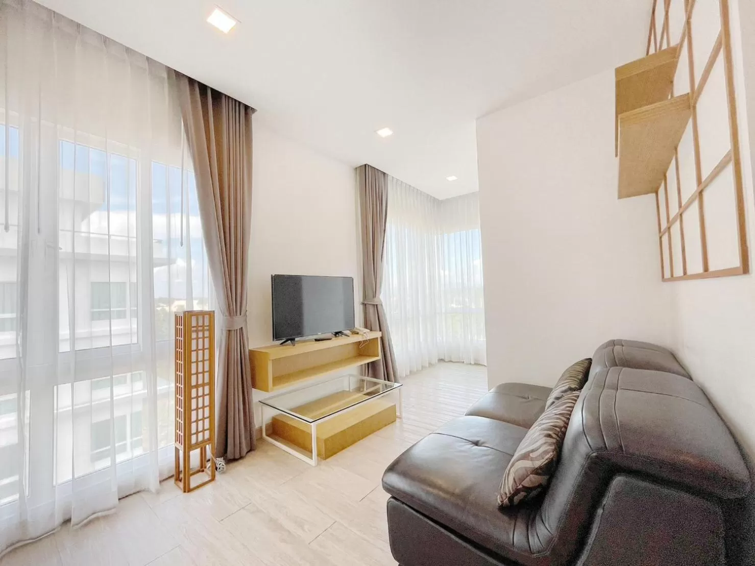 Communal lounge/ TV room in Hinoki Hotel - ONSEN Chiang Mai