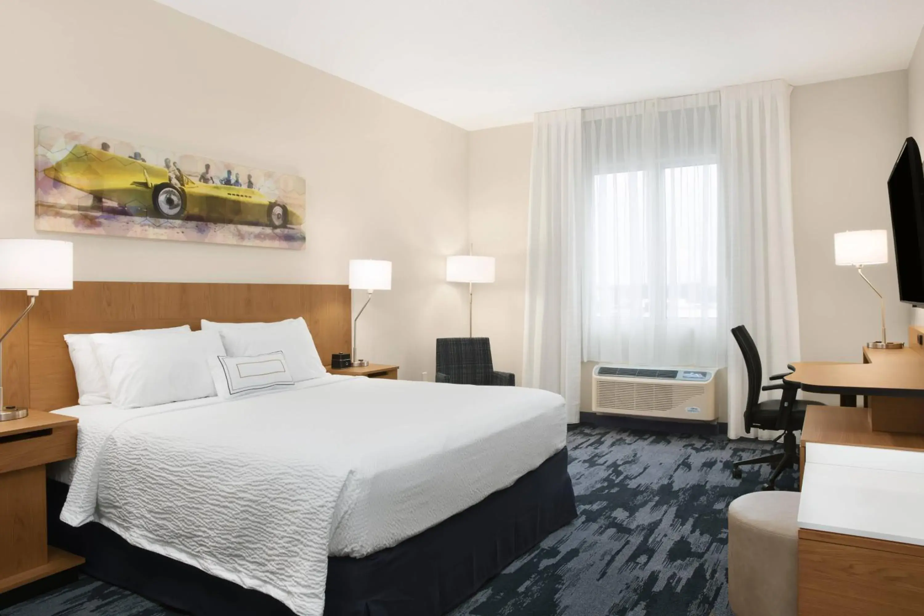 Bedroom, Bed in Fairfield Inn & Suites by Marriott Daytona Beach Speedway/Airport