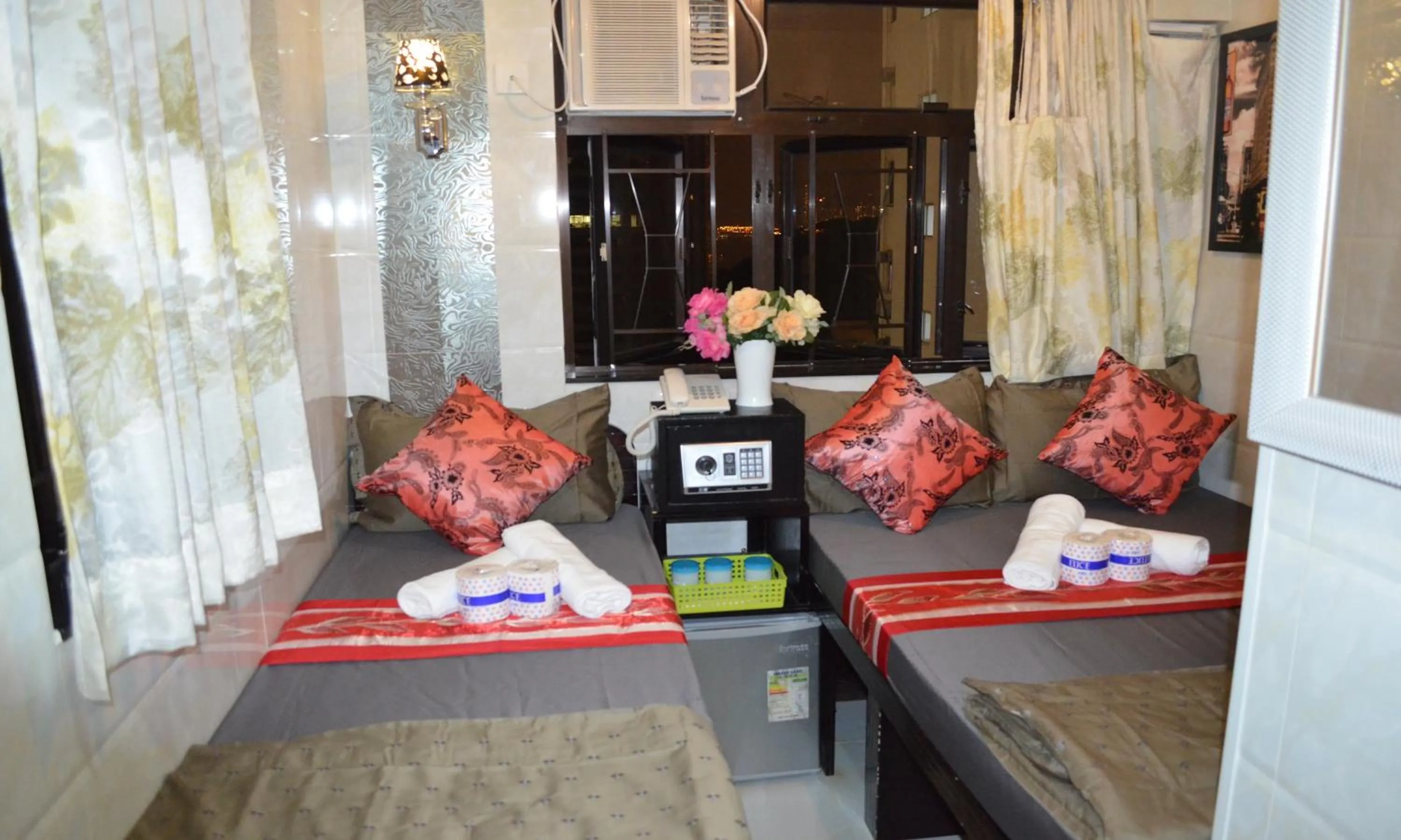 Decorative detail, Bed in Hostel Venus