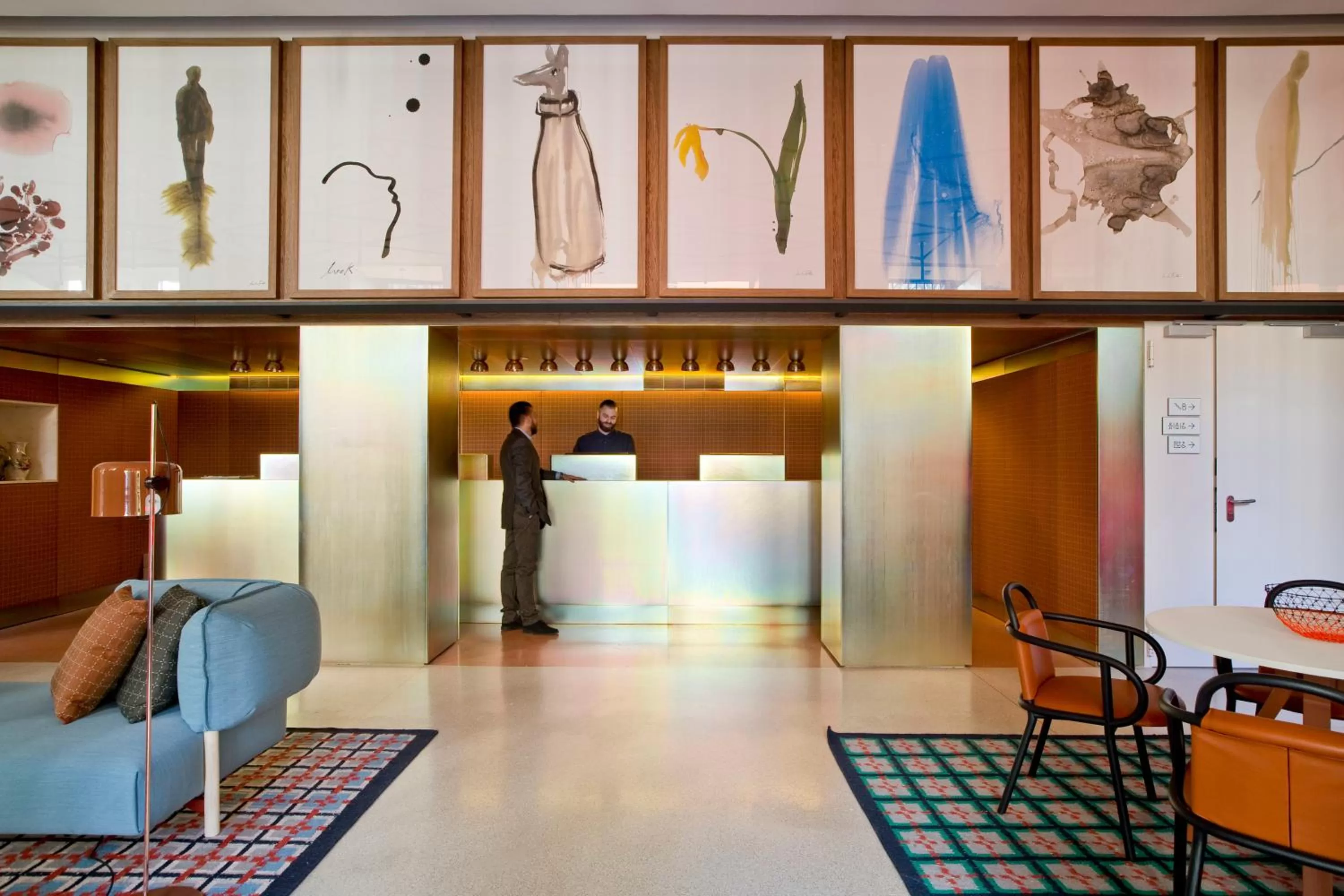 Lobby or reception in Room Mate Collection Giulia, Milan