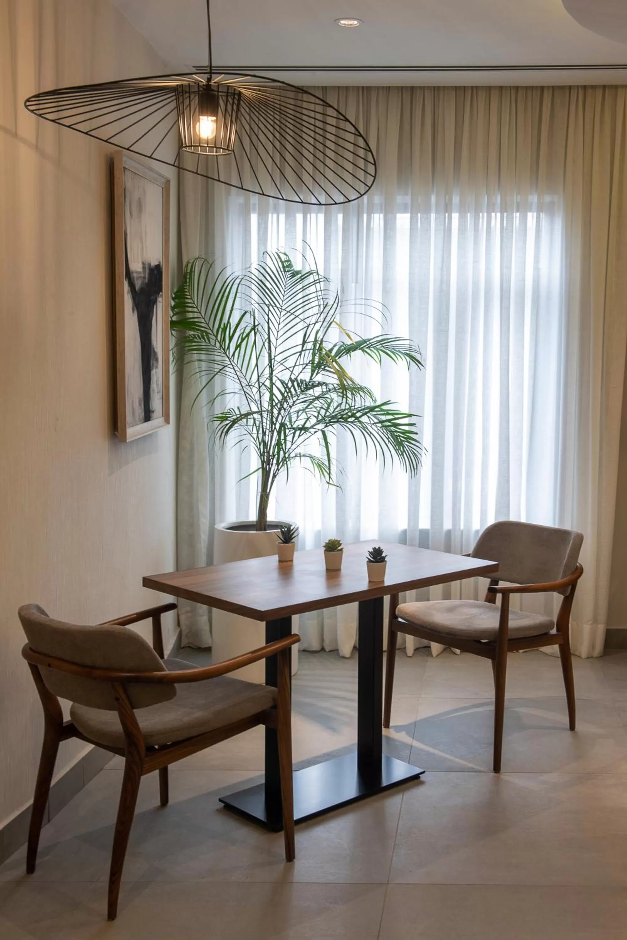 Dining area in The White Orchid Hotel