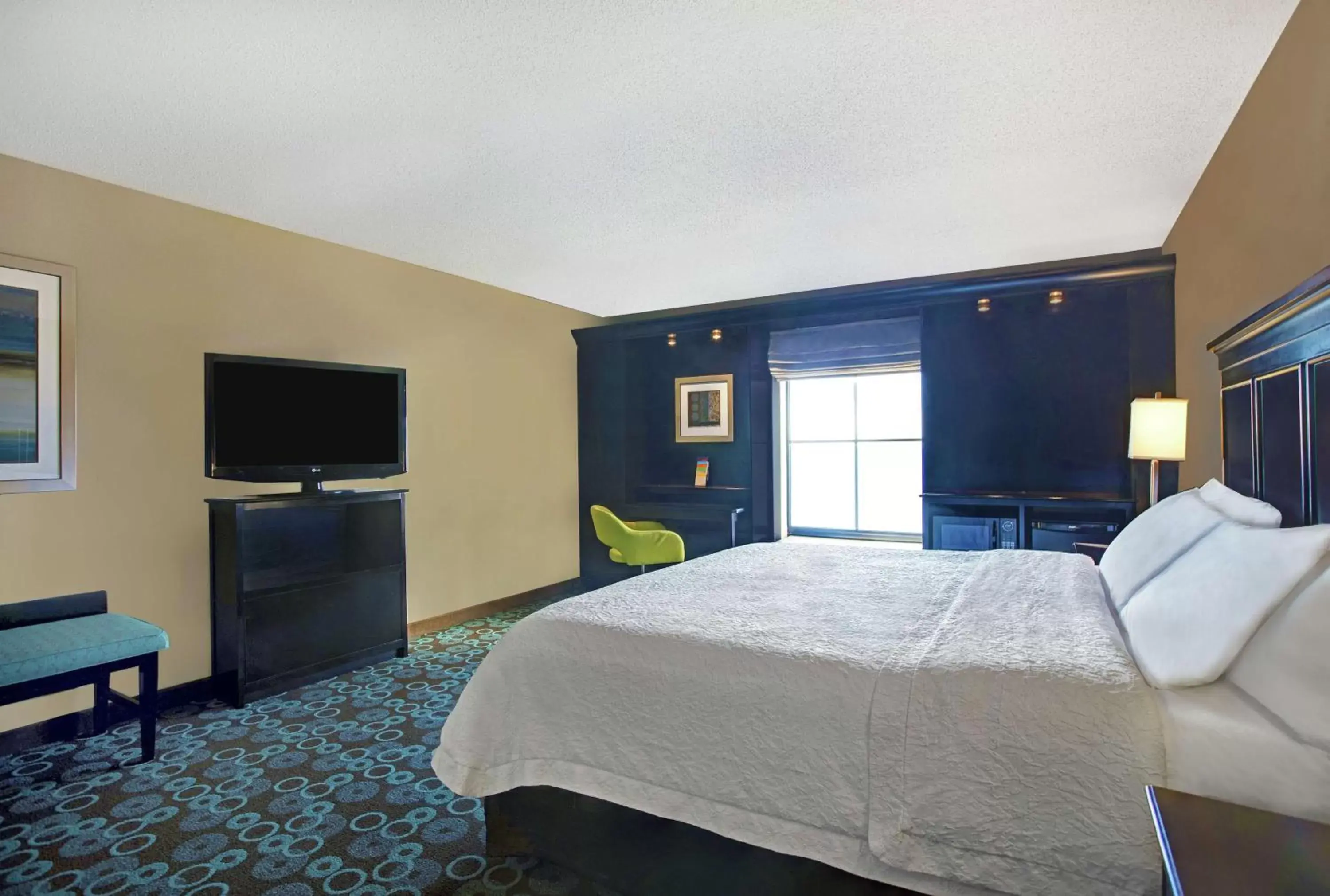 Bedroom, TV/Entertainment Center in Hampton Inn Biloxi Beach Boulevard