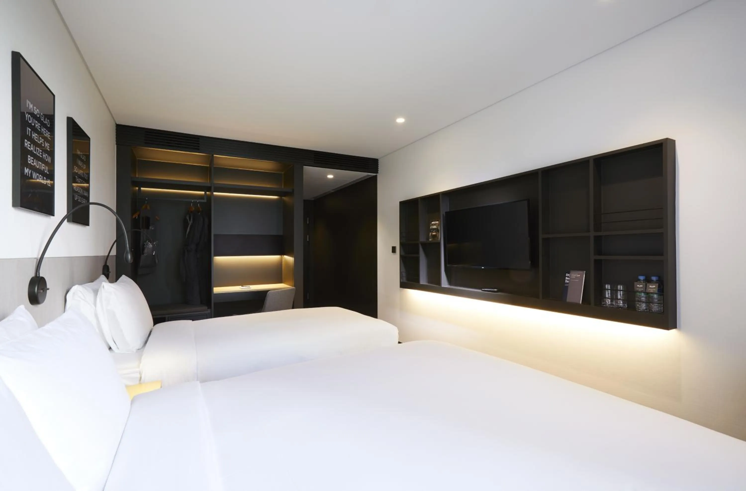 Decorative detail, Bed in GLAD Gangnam COEX Center