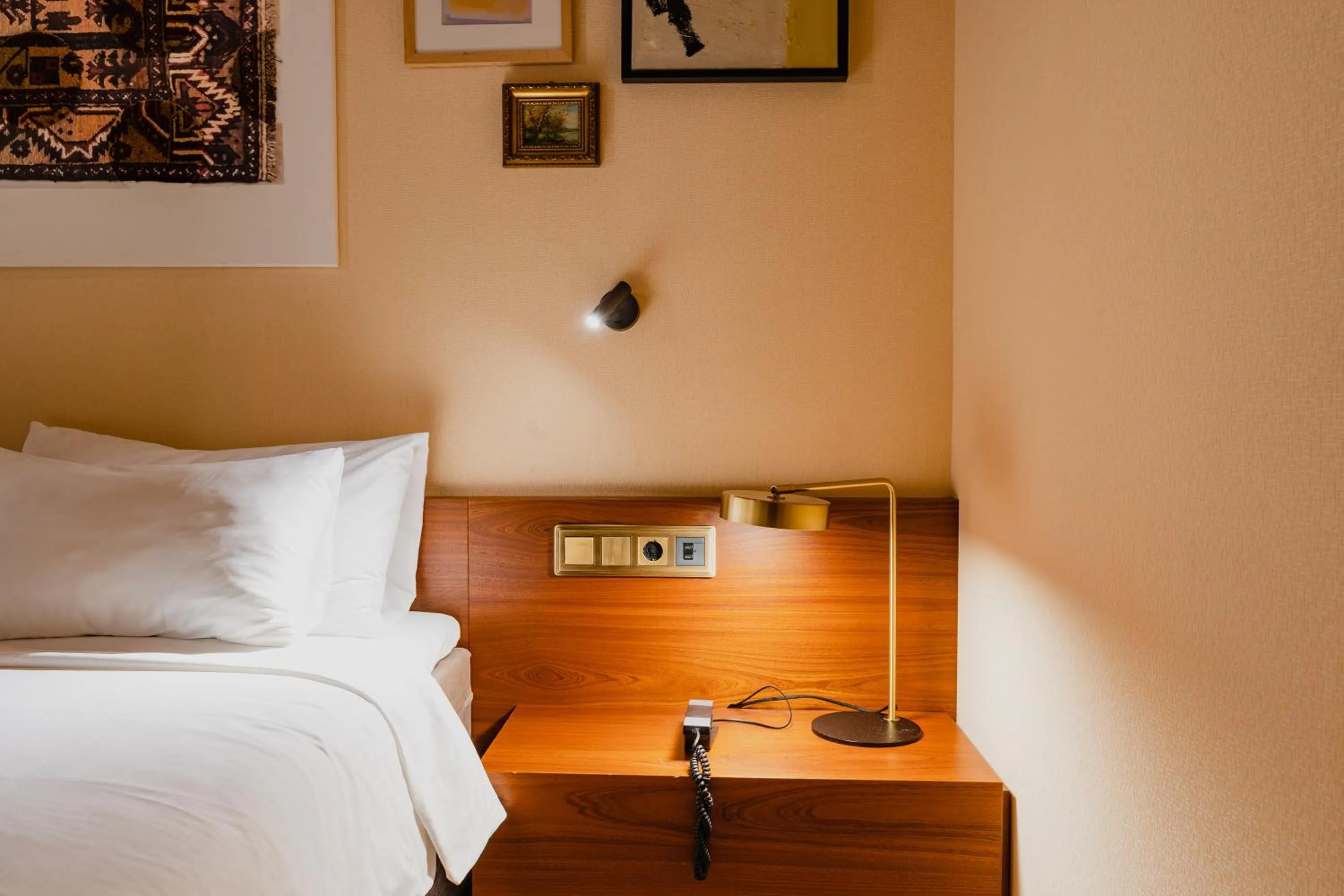 Bed in Hotel Mercier