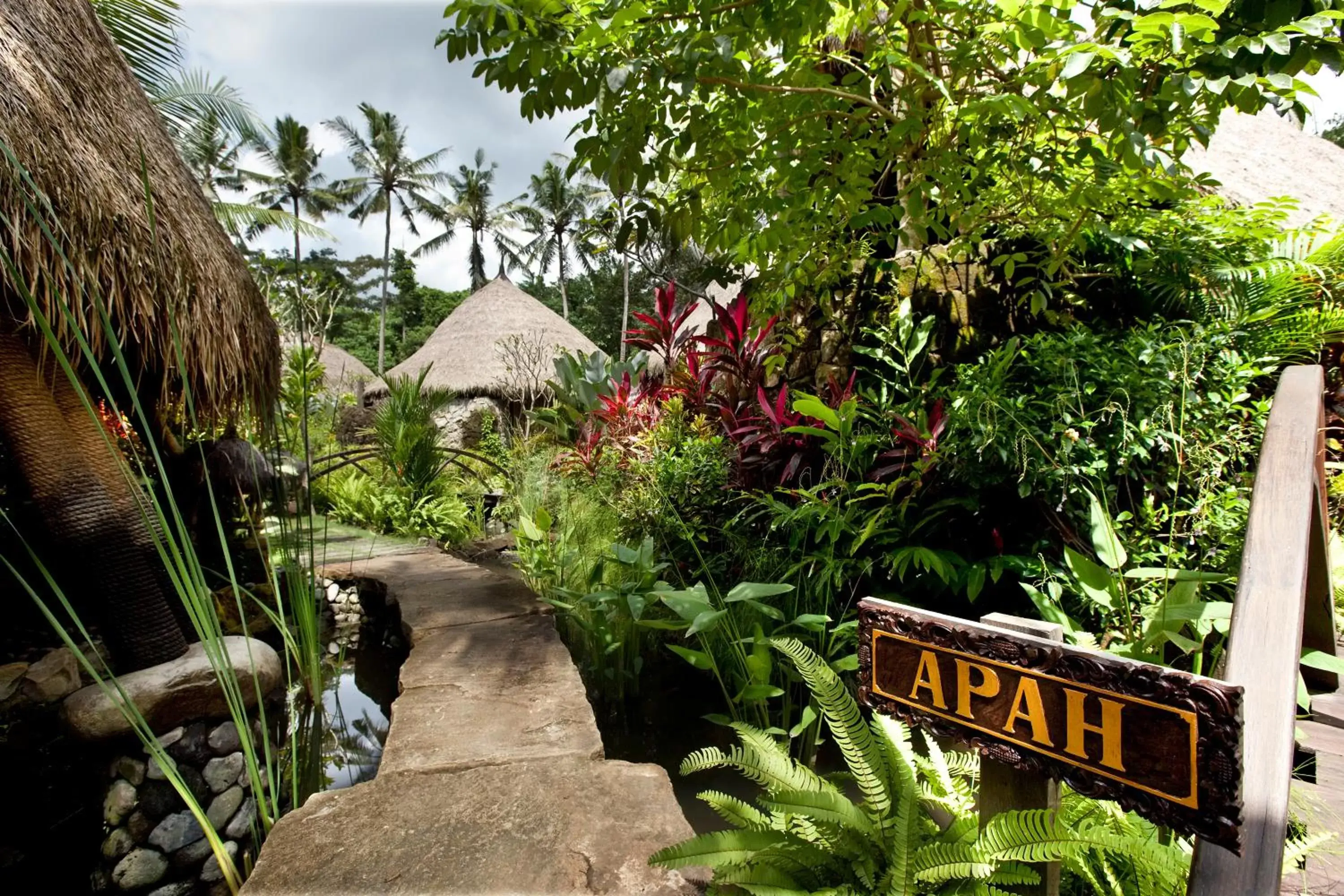 Garden in Fivelements Retreat Bali