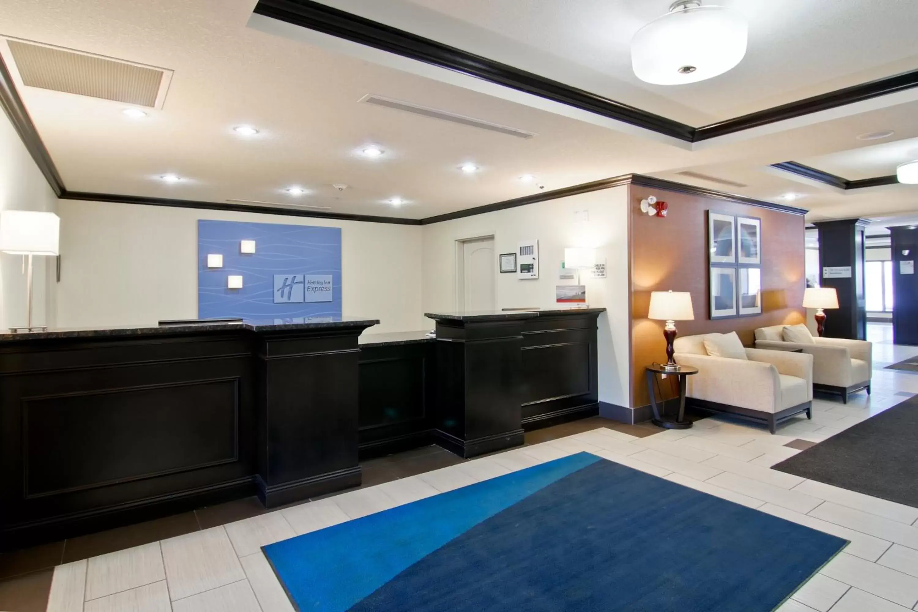 Property building, Lobby/Reception in Holiday Inn Express Fort Saskatchewan, an IHG Hotel