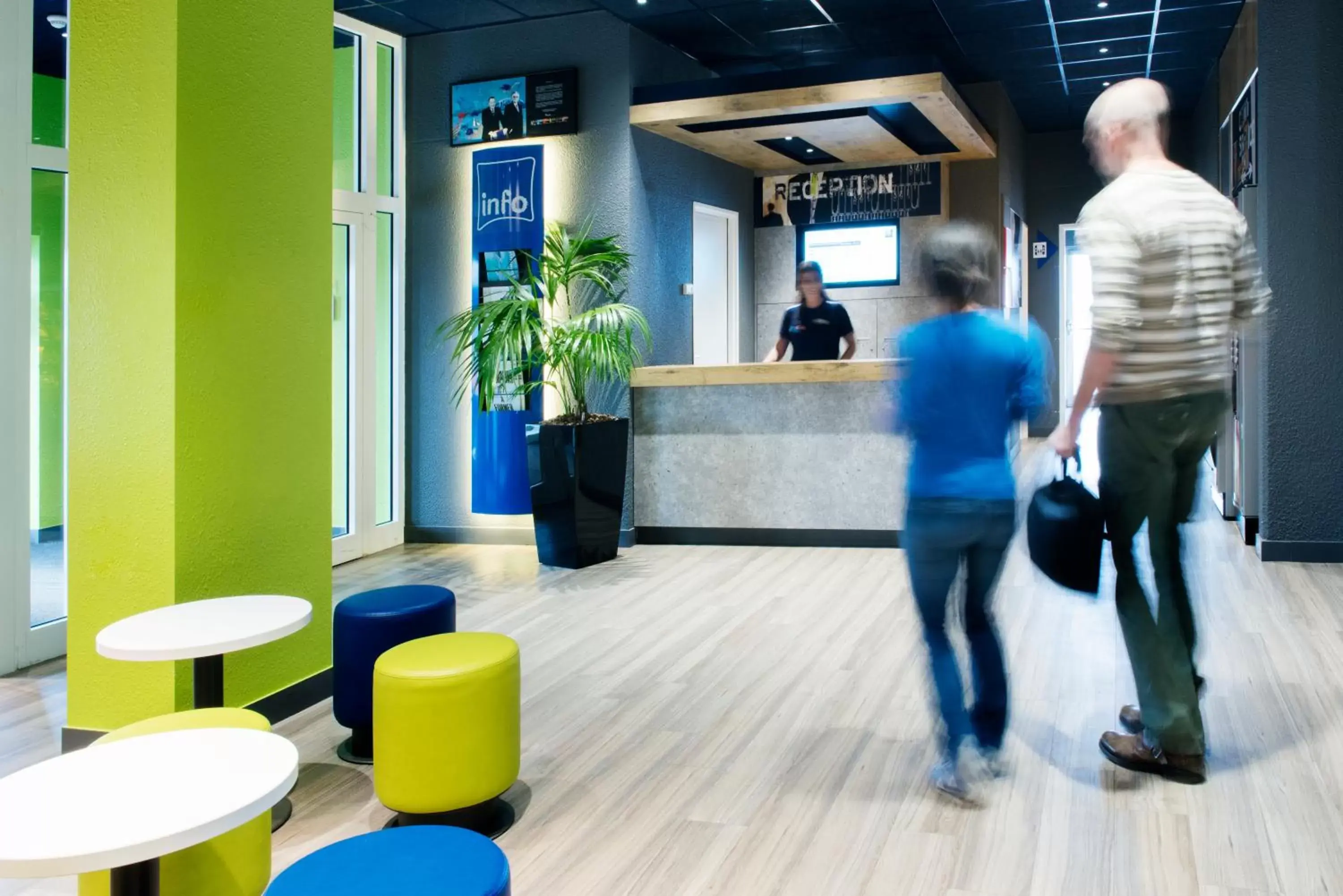 Lobby or reception in ibis Budget Luxembourg Aeroport