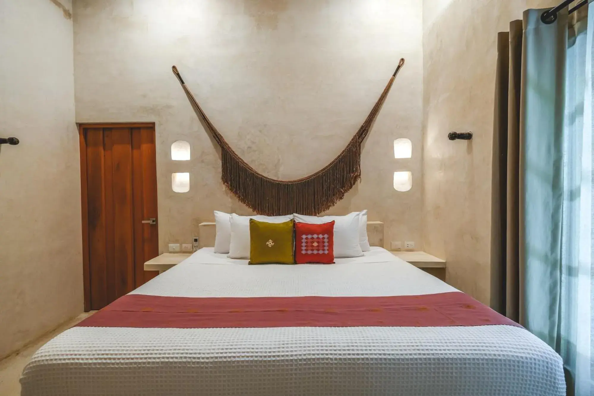 Bed in Wakax Hacienda - Cenote & Boutique Hotel