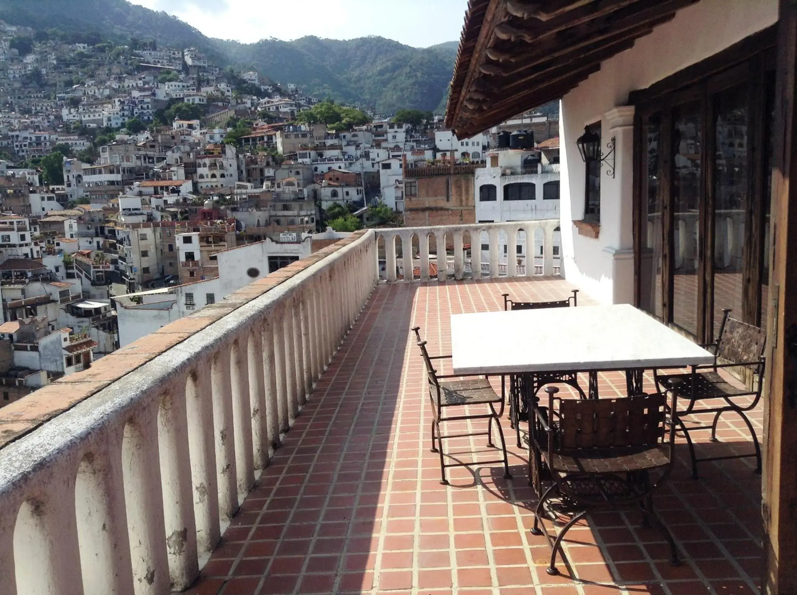 Balcony/Terrace in Posada de la Mision, Hotel Museo y Jardin