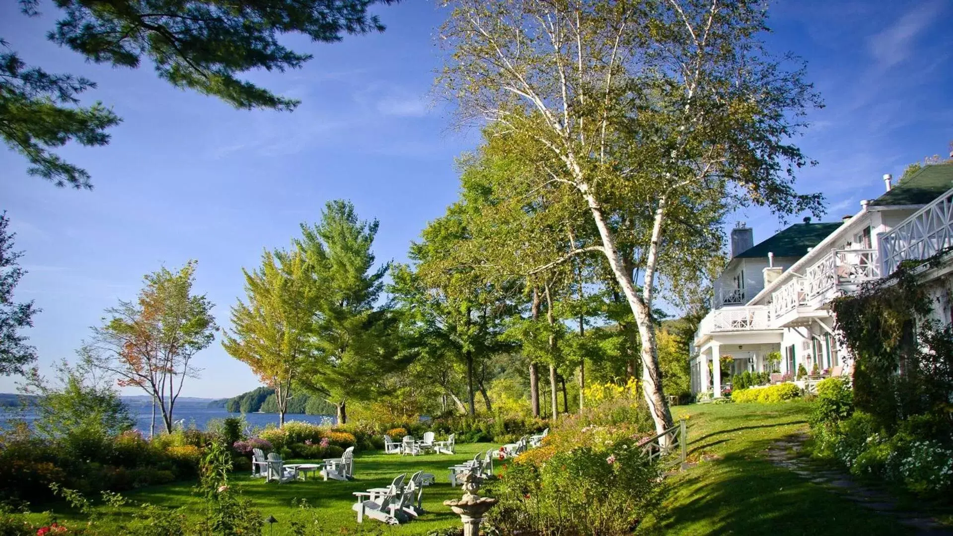 Garden, Property Building in Manoir Hovey