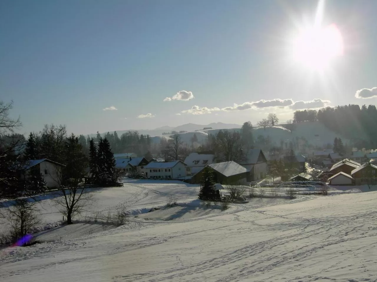 Winter in Gasthaus zur Moosmühle