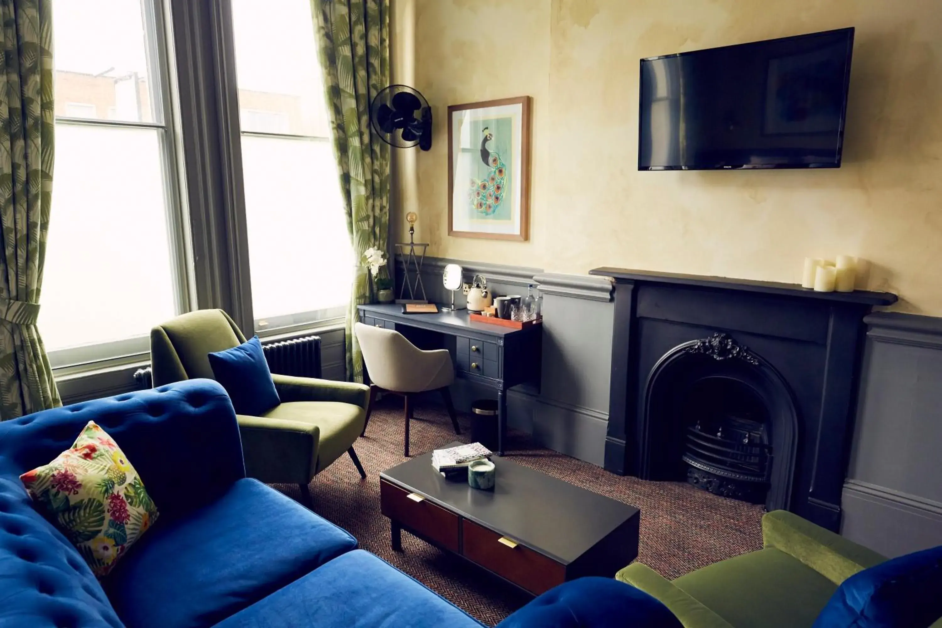 Living room, Seating Area in Frederick Street Townhouse