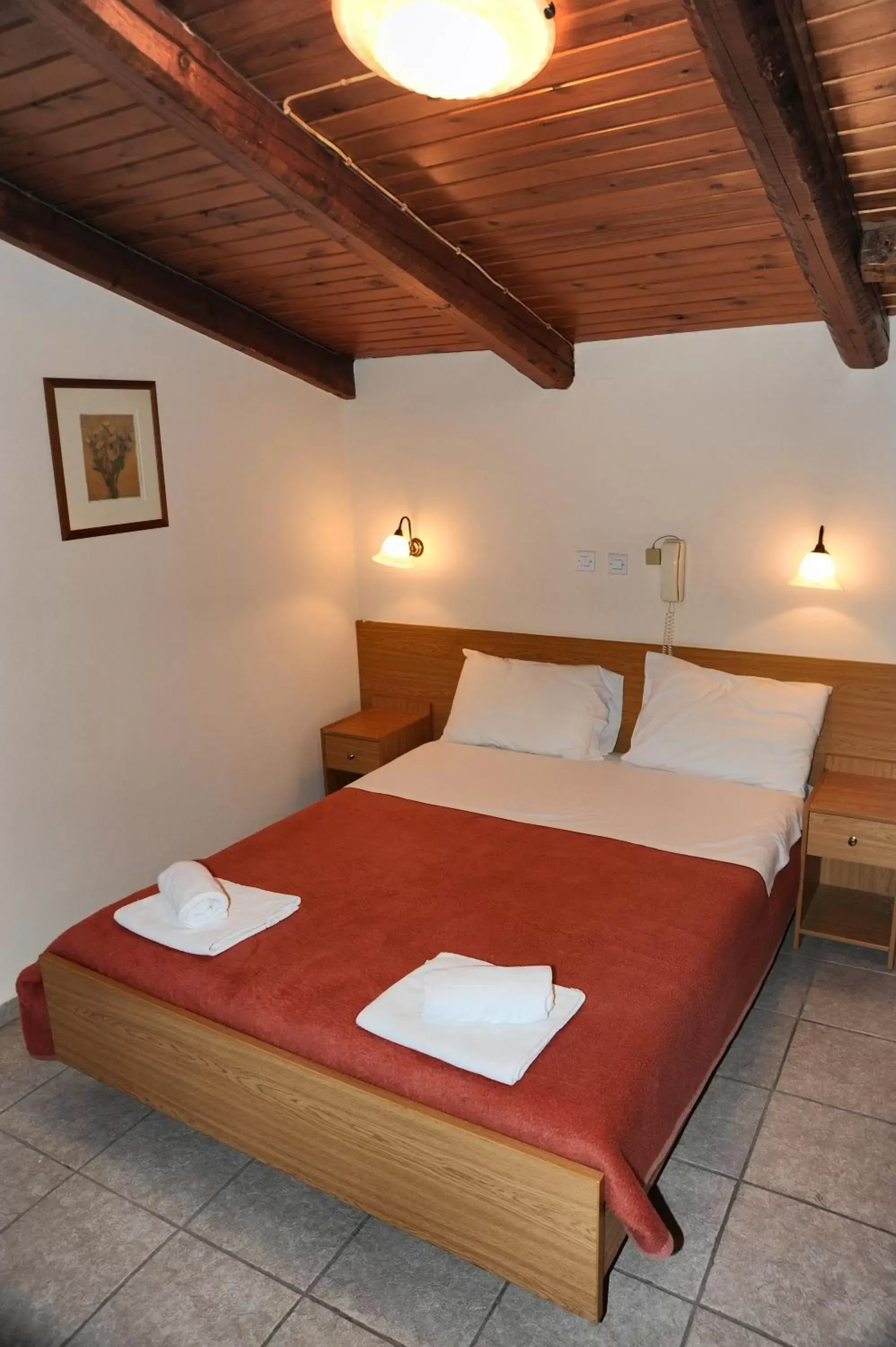 Bed in Castri Hotel