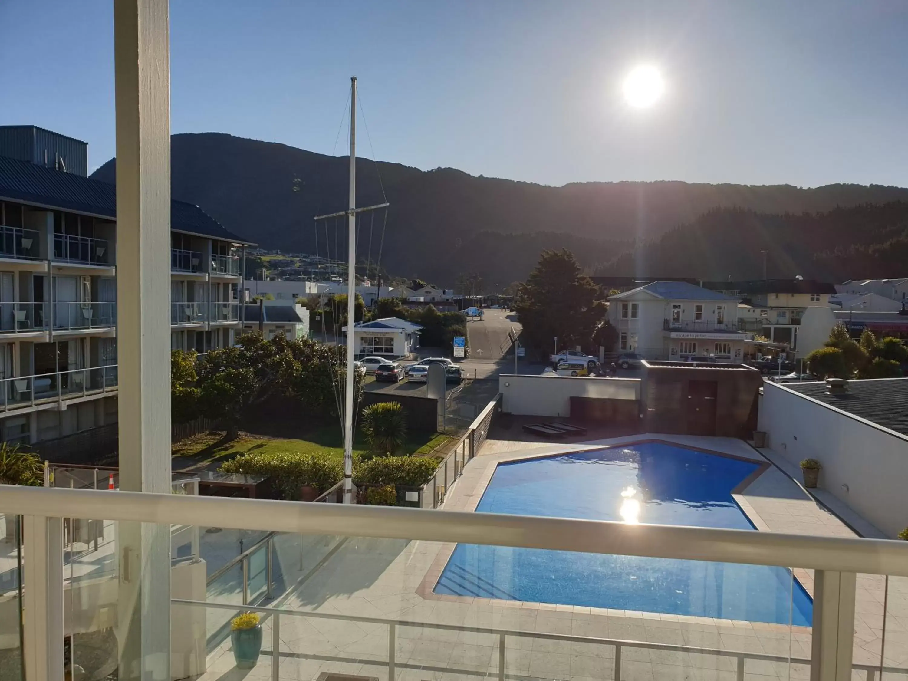 View (from property/room), Pool View in Picton Yacht Club Hotel