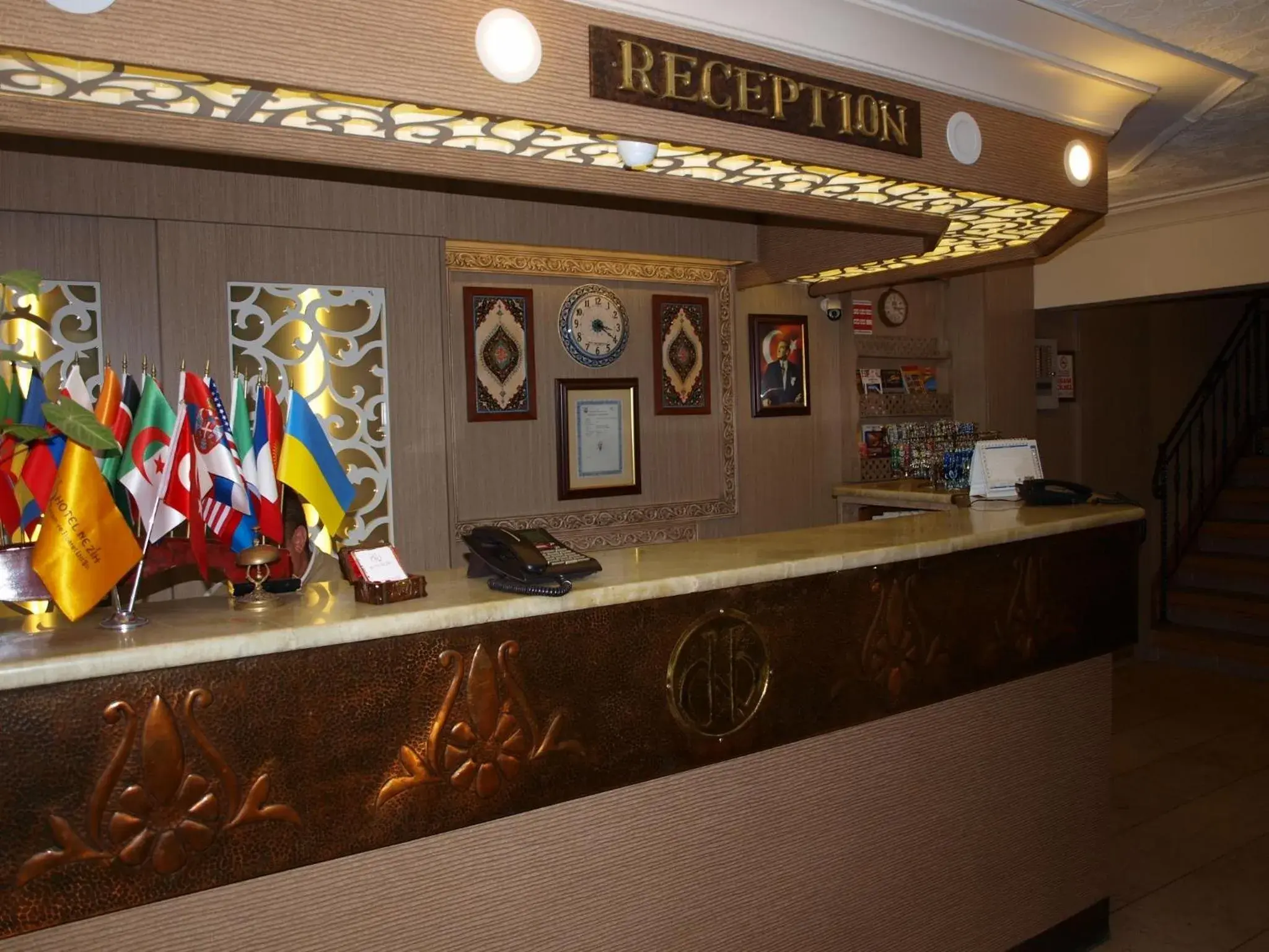 Lobby or reception, Lobby/Reception in Hotel Nezih Istanbul