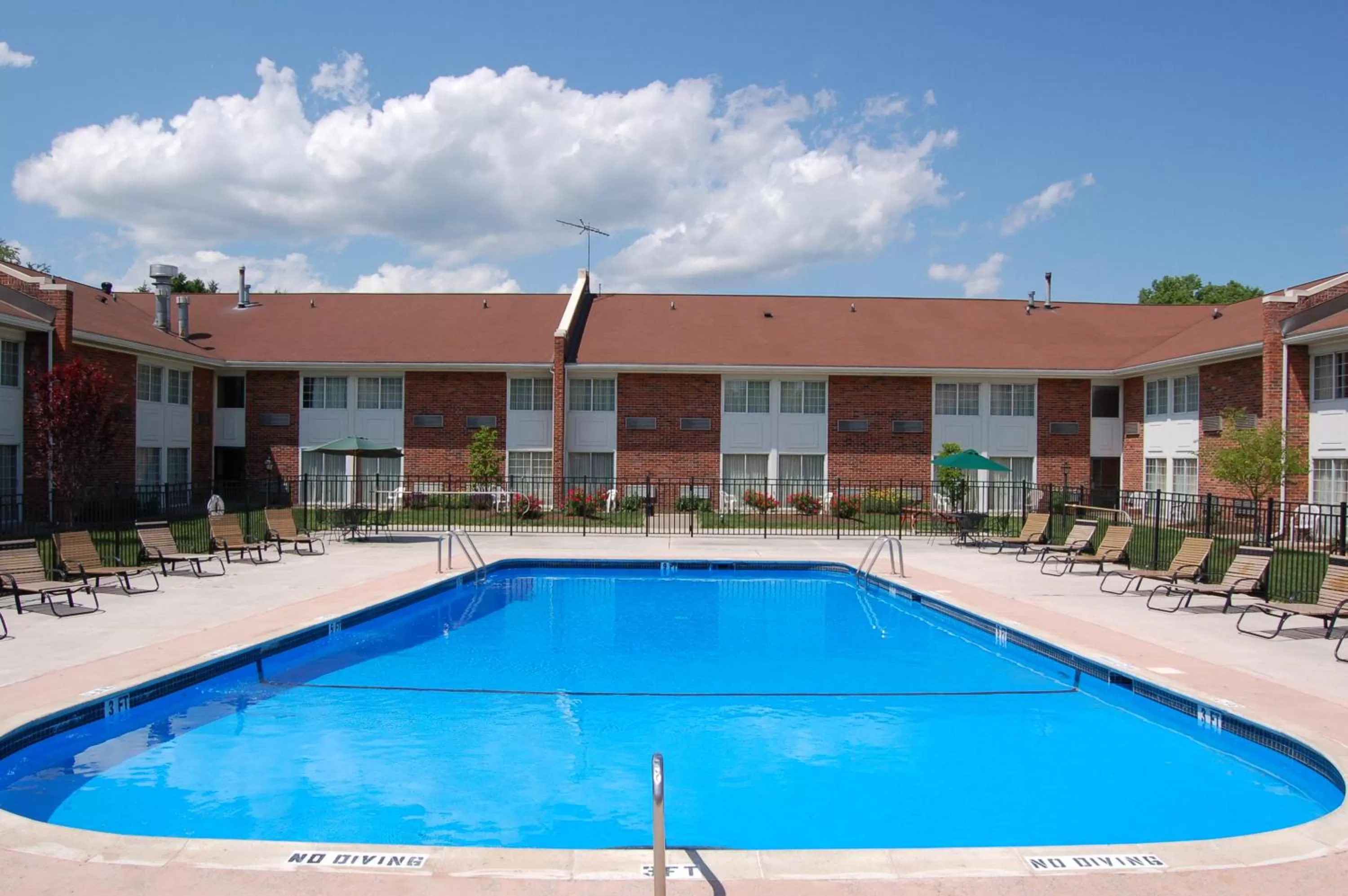 Pool view in Rodeway Inn & Suites East Windsor