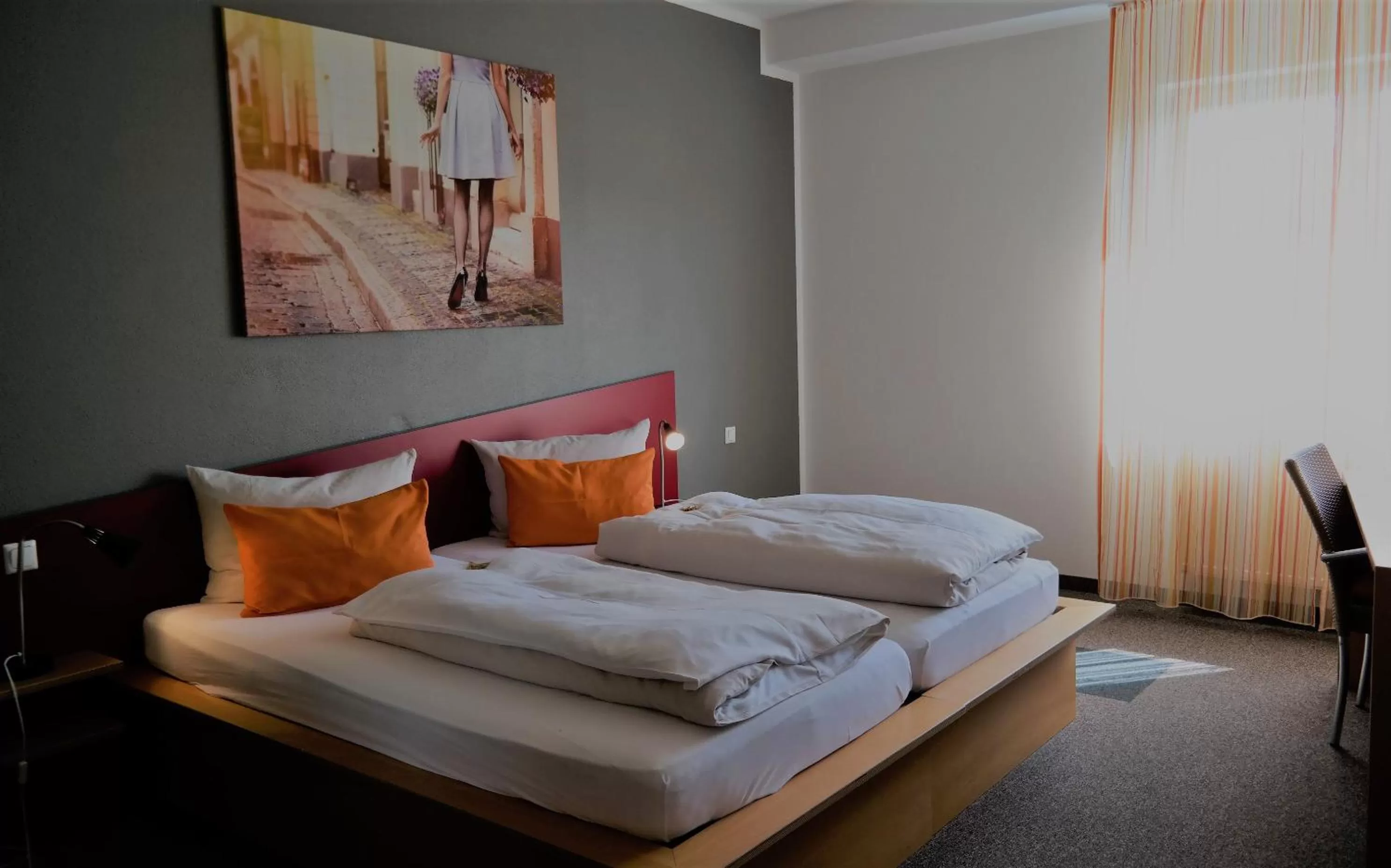 Photo of the whole room, Bed in GS Hotel Mindelheim