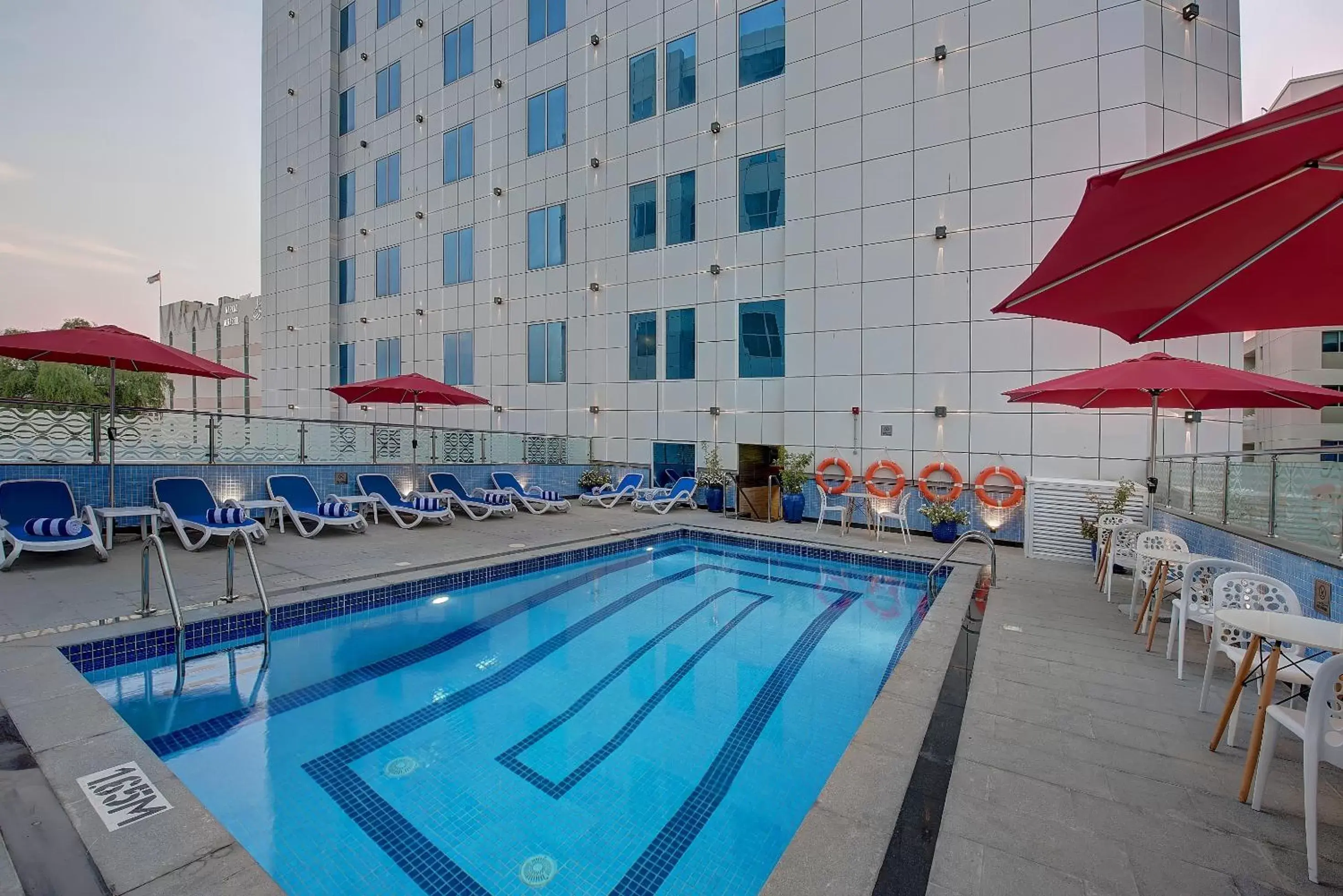 Swimming pool in Omega Hotel Dubai