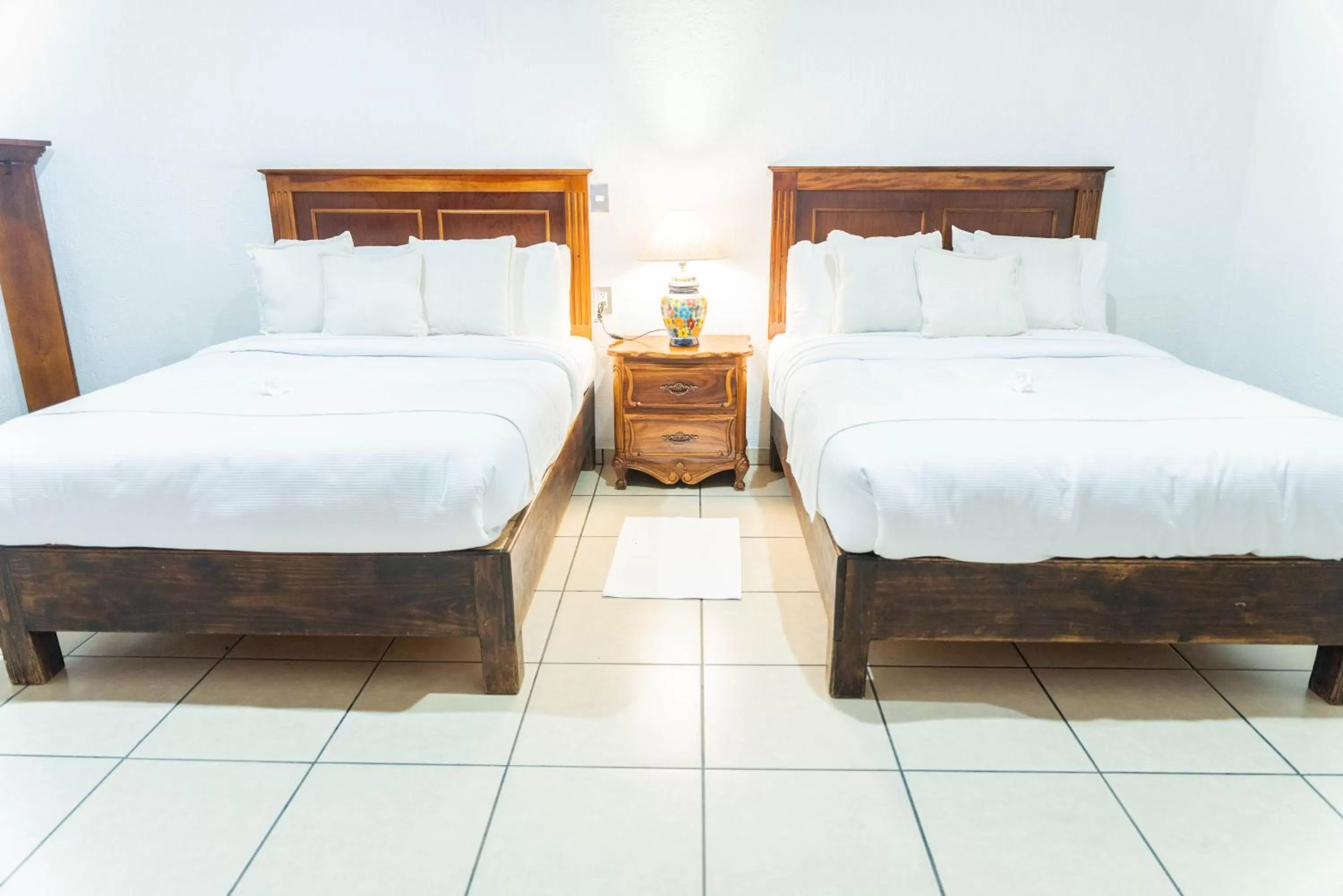 Bed in Casa Graciela Hotel Pátzcuaro