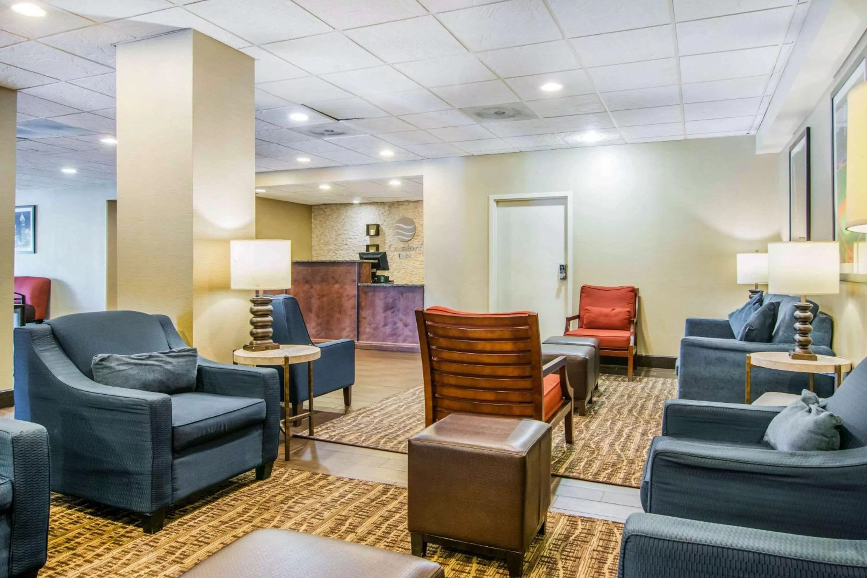 Lobby or reception in Comfort Inn Atlanta Downtown South