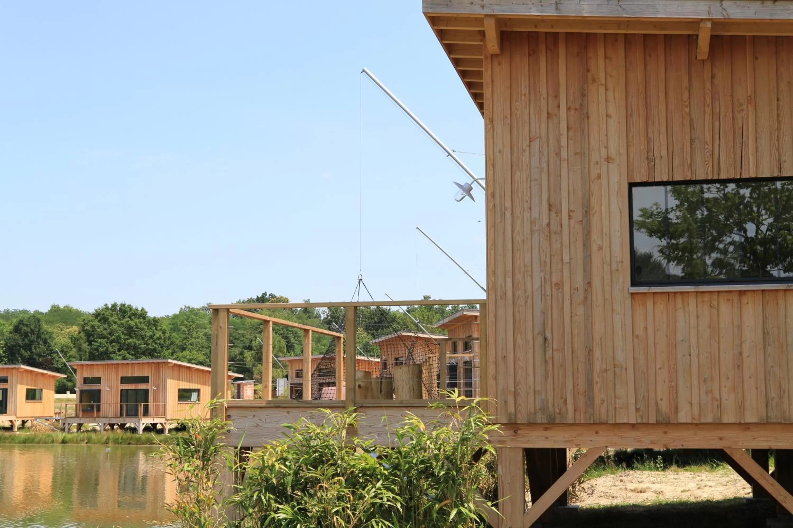 Facade/entrance in Écolodges du Golf du Sauternais