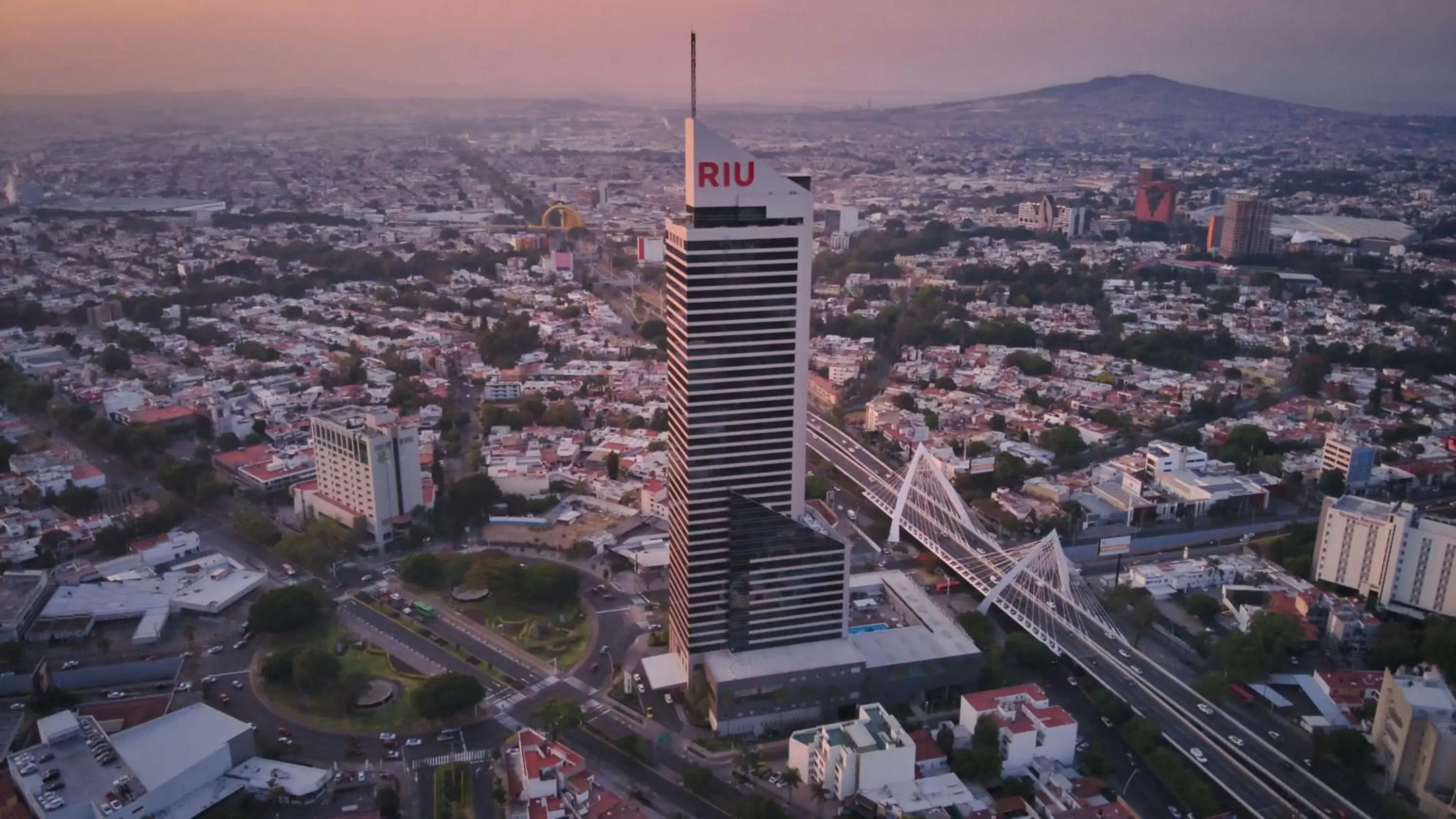 Property building, Bird's-eye View in Riu Plaza Guadalajara